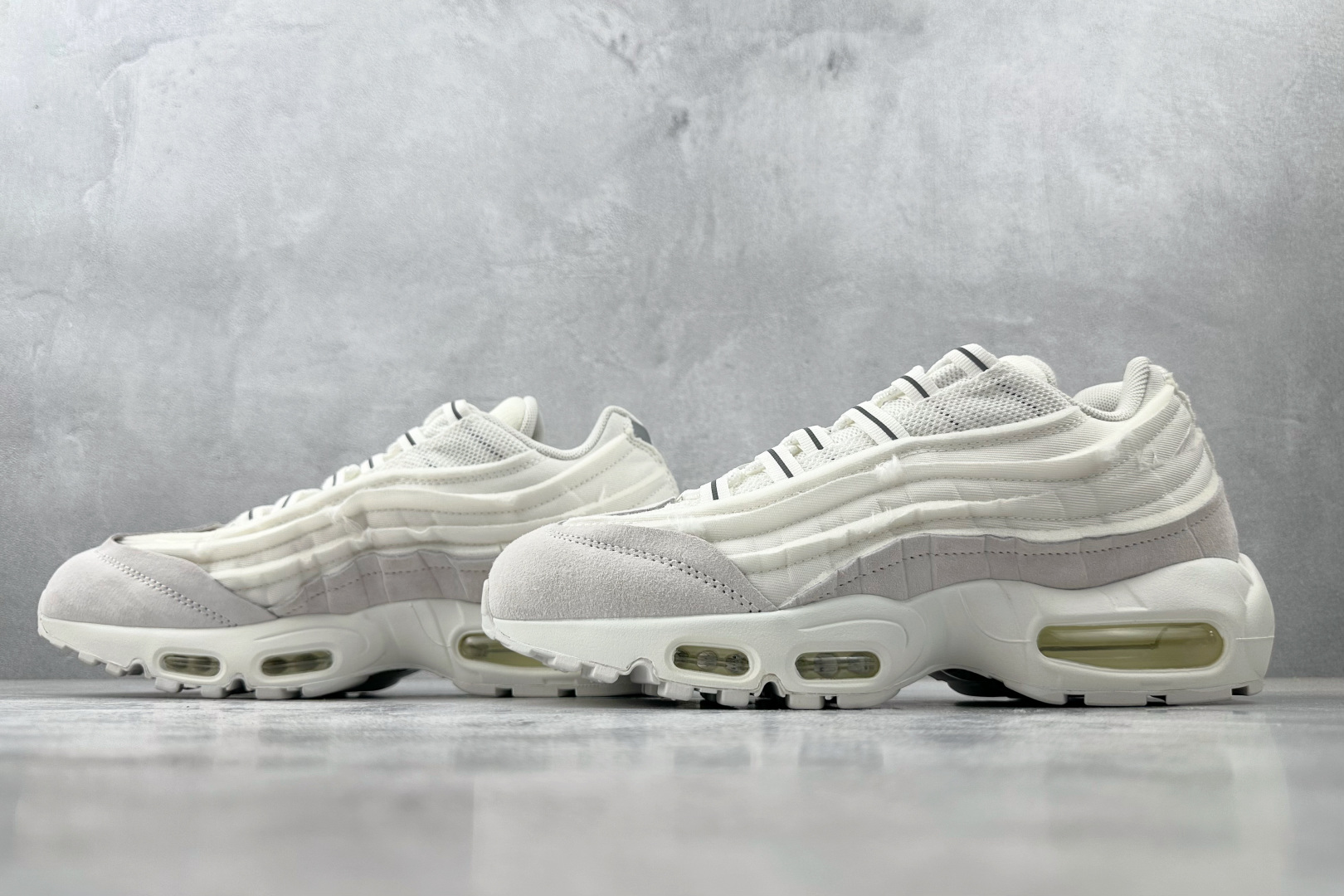 GX 本地顶级纯原 完美复刻 Nike Air Max 95 白色货号：CU8406-100尺码：36 