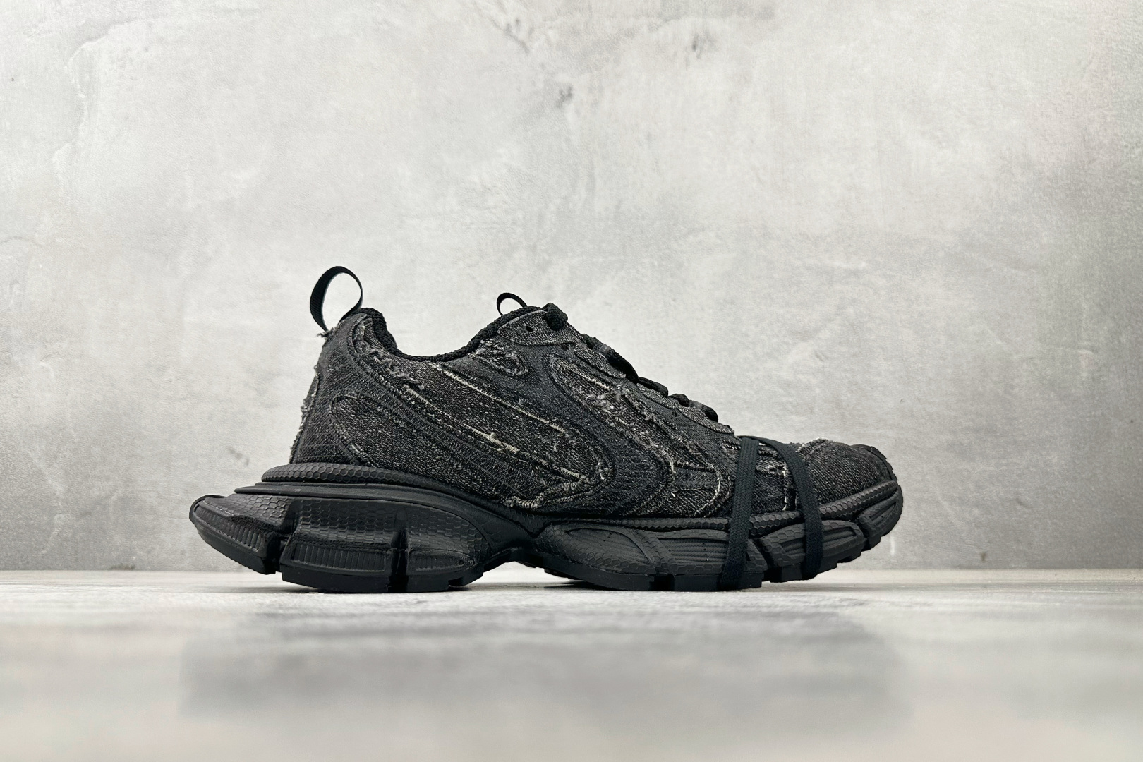 P360Balenciaga巴黎世家 3XL 牛仔黑灰 734734WTSAX