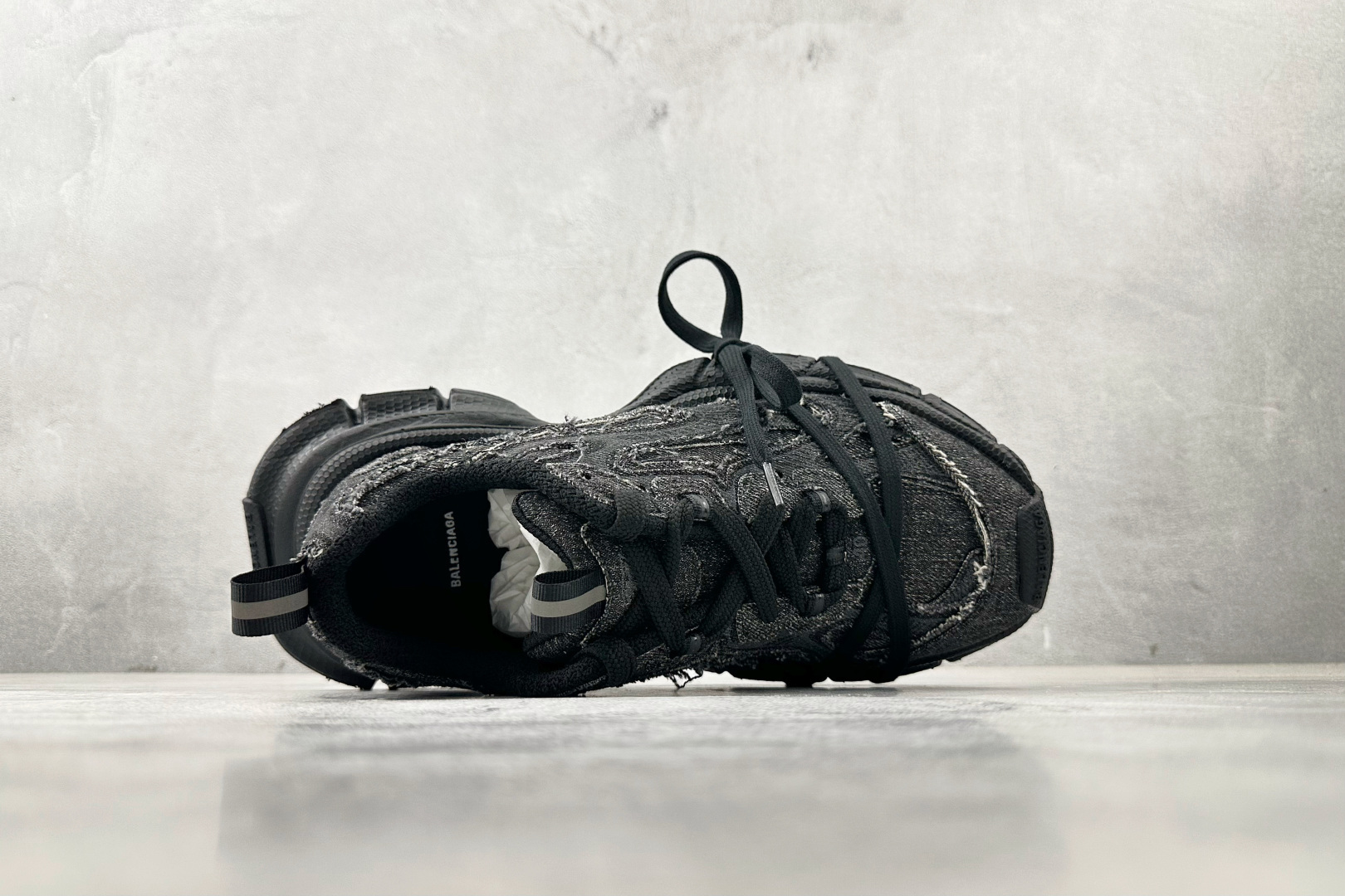 P360Balenciaga巴黎世家 3XL 牛仔黑灰 734734WTSAX