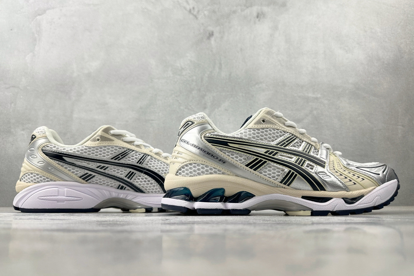 190 外贸订单 配色齐全 正确版本 完美还原 Asics Gel-Kahana 14 白黑银 1202A056-109