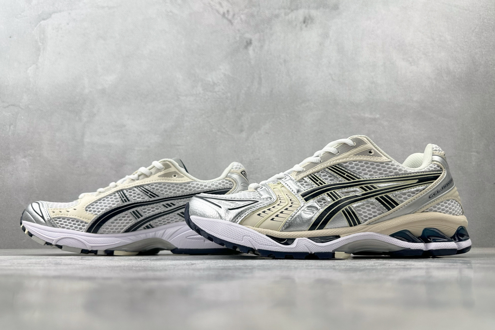 190 外贸订单 配色齐全 正确版本 完美还原 Asics Gel-Kahana 14 白黑银 1202A056-109