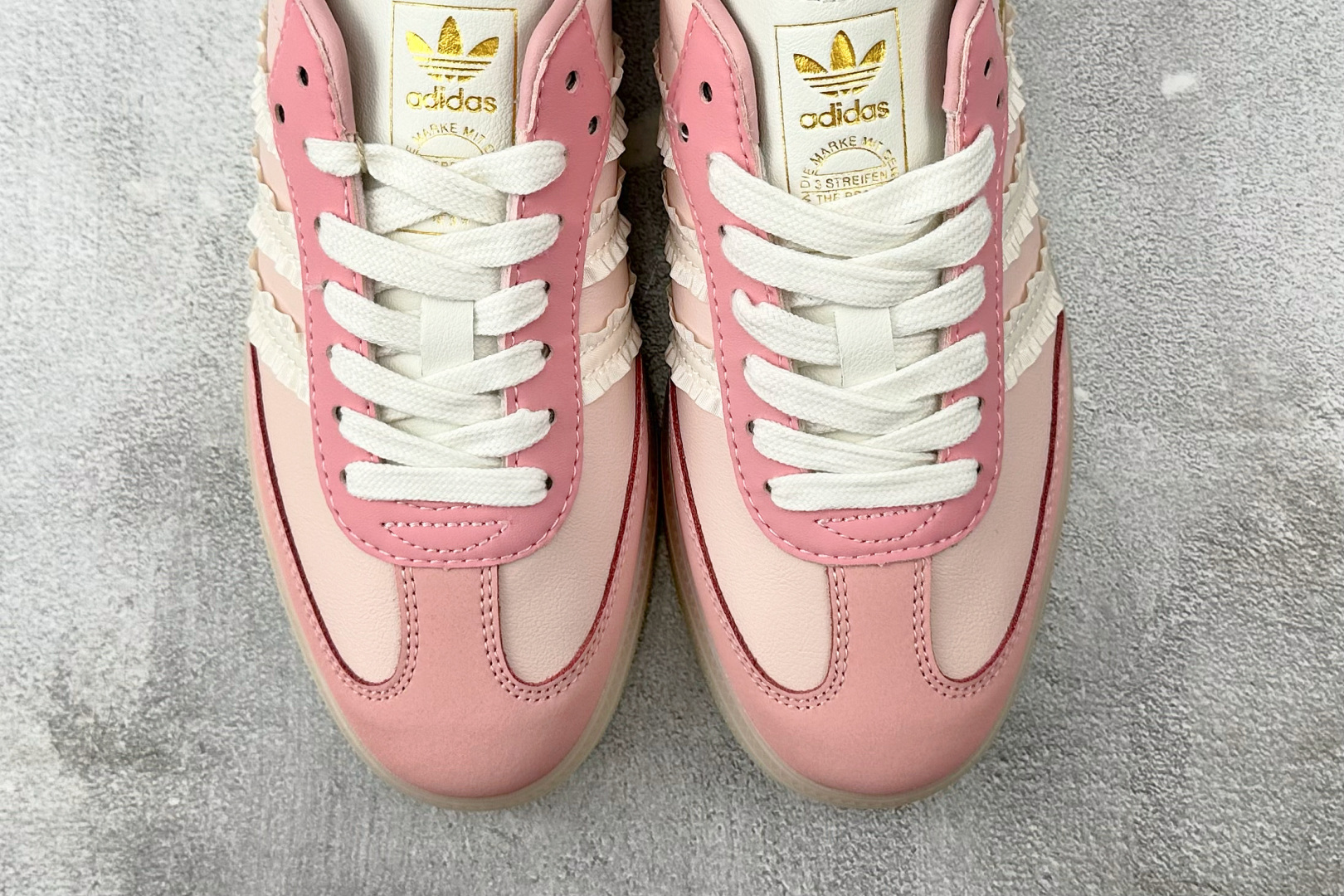 210 平台爆款 adidas originals SAMBA 粉色 JR8830