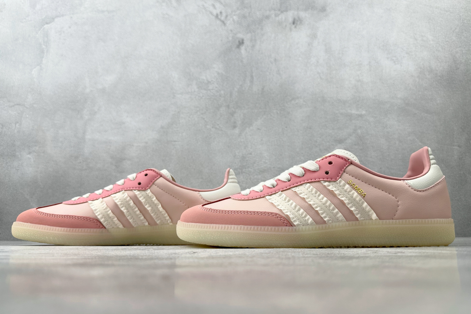 210 平台爆款 adidas originals SAMBA 粉色 JR8830