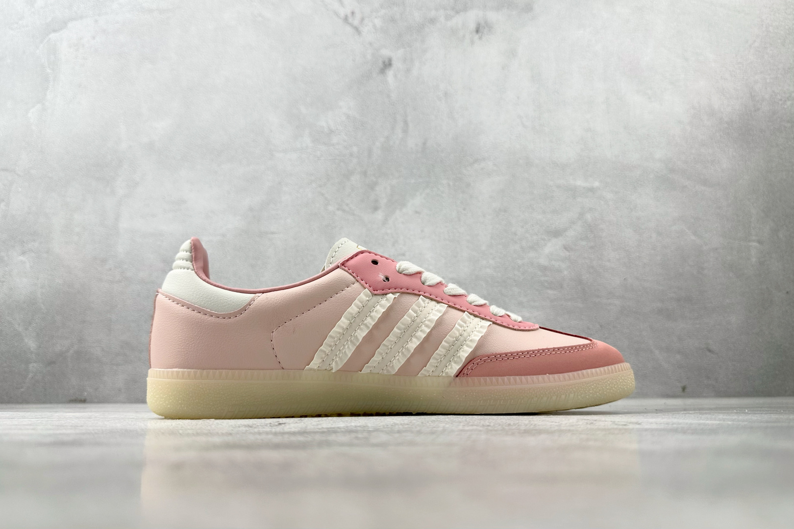 210 平台爆款 adidas originals SAMBA 粉色 JR8830