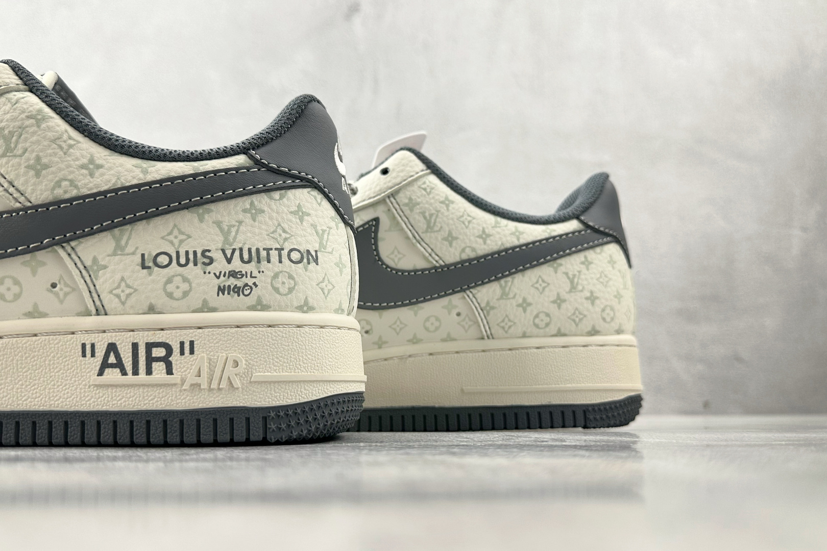 Nike Air Force 1 07 LV 联名 米白灰 CX5050-Y08-莆田鞋,莆田鞋货源,高仿鞋,高仿鞋货源,安福档口,莆田高仿鞋,莆田鞋批发,高仿鞋批发,莆田高仿运动鞋,高仿运动鞋,莆田运动鞋 Nike Air Force 1 07 LV 联名 米白灰 CX5050-Y08