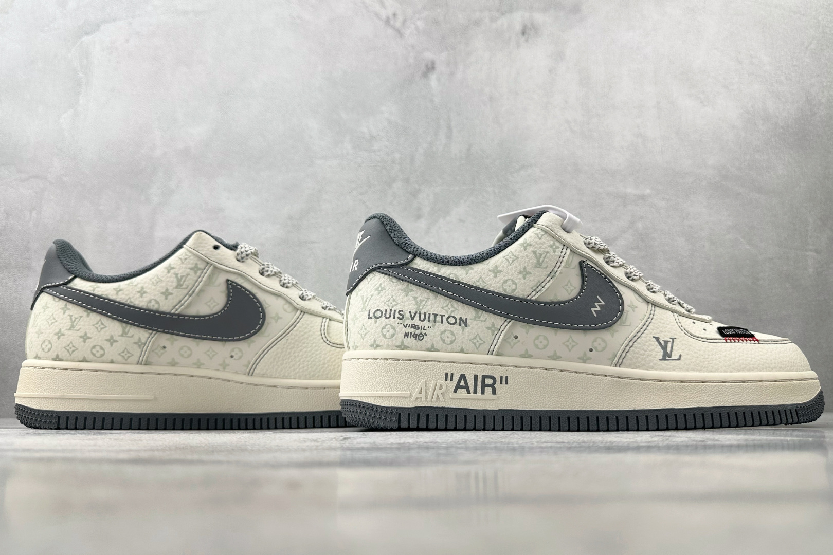 Nike Air Force 1 07 LV 联名 米白灰 CX5050-Y08-莆田鞋,莆田鞋货源,高仿鞋,高仿鞋货源,安福档口,莆田高仿鞋,莆田鞋批发,高仿鞋批发,莆田高仿运动鞋,高仿运动鞋,莆田运动鞋 Nike Air Force 1 07 LV 联名 米白灰 CX5050-Y08