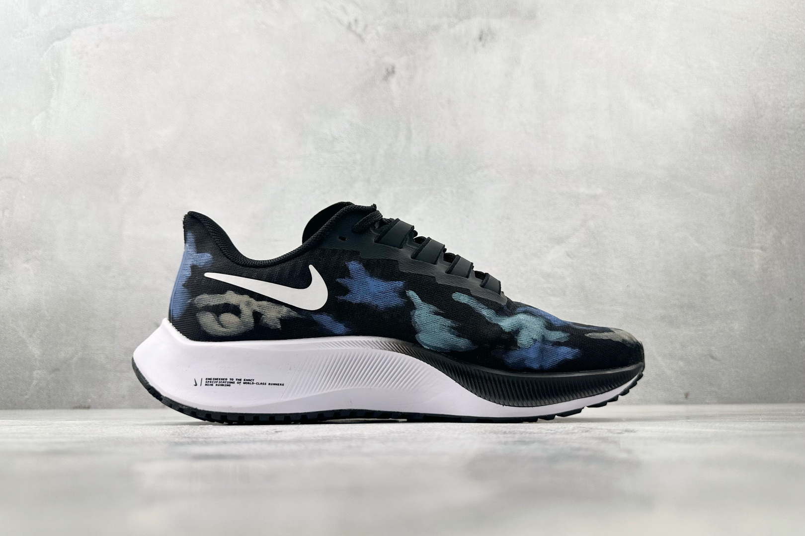 定制球鞋 Nike Pegasus 37 威武之师 黑蓝 BQ9647-200