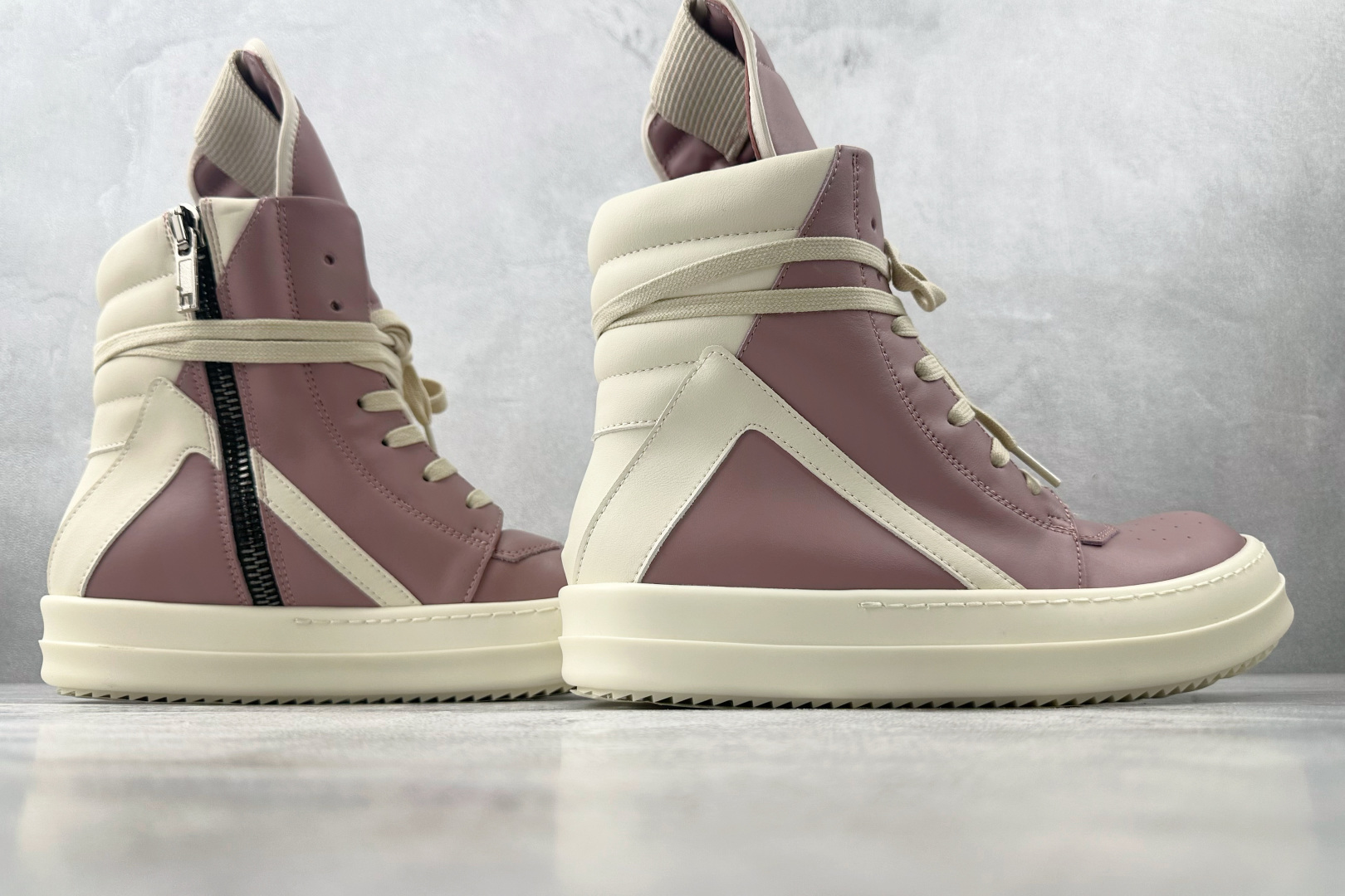 520 RICK OWENS/RO Geobasket 粉白色 RU01D3894LCO-6311