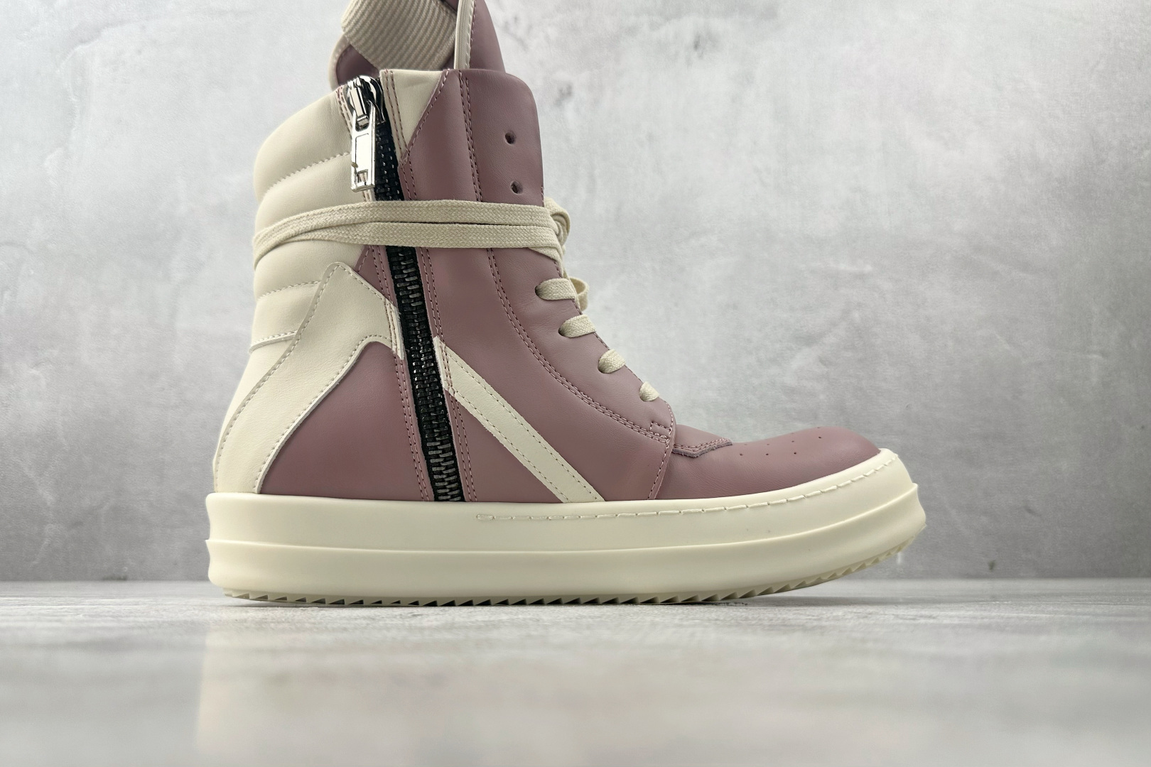 520 RICK OWENS/RO Geobasket 粉白色 RU01D3894LCO-6311
