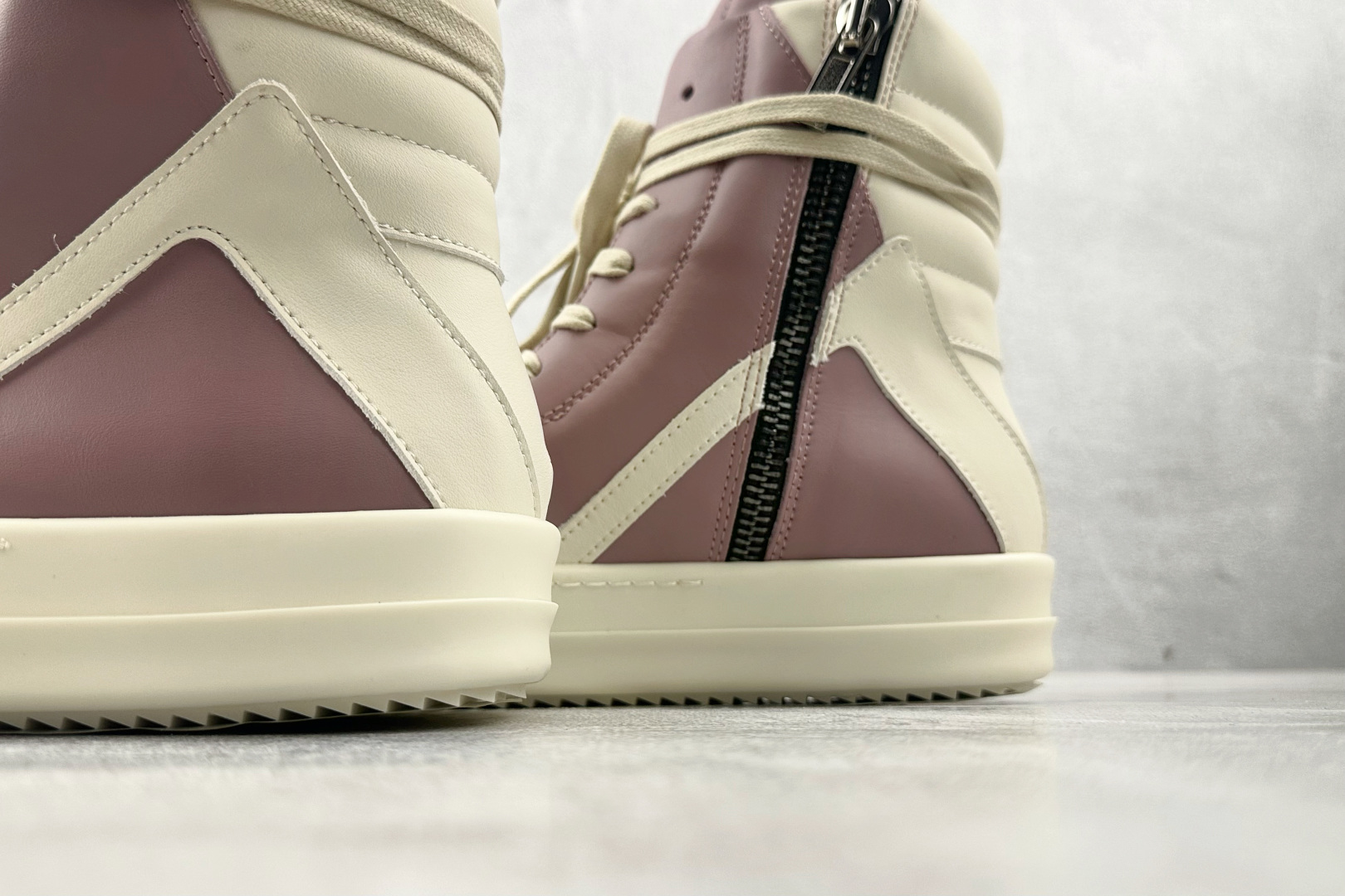 520 RICK OWENS/RO Geobasket 粉白色 RU01D3894LCO-6311