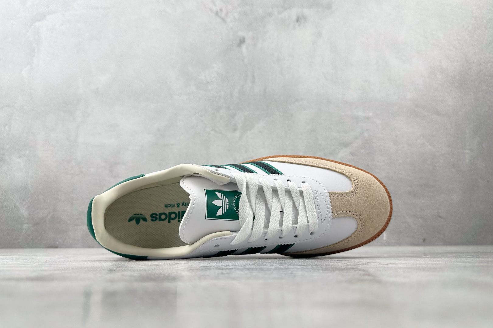 160 出口订单 SPORTY & RICH x adidas originals SAMBA fria白绿 JQ1353