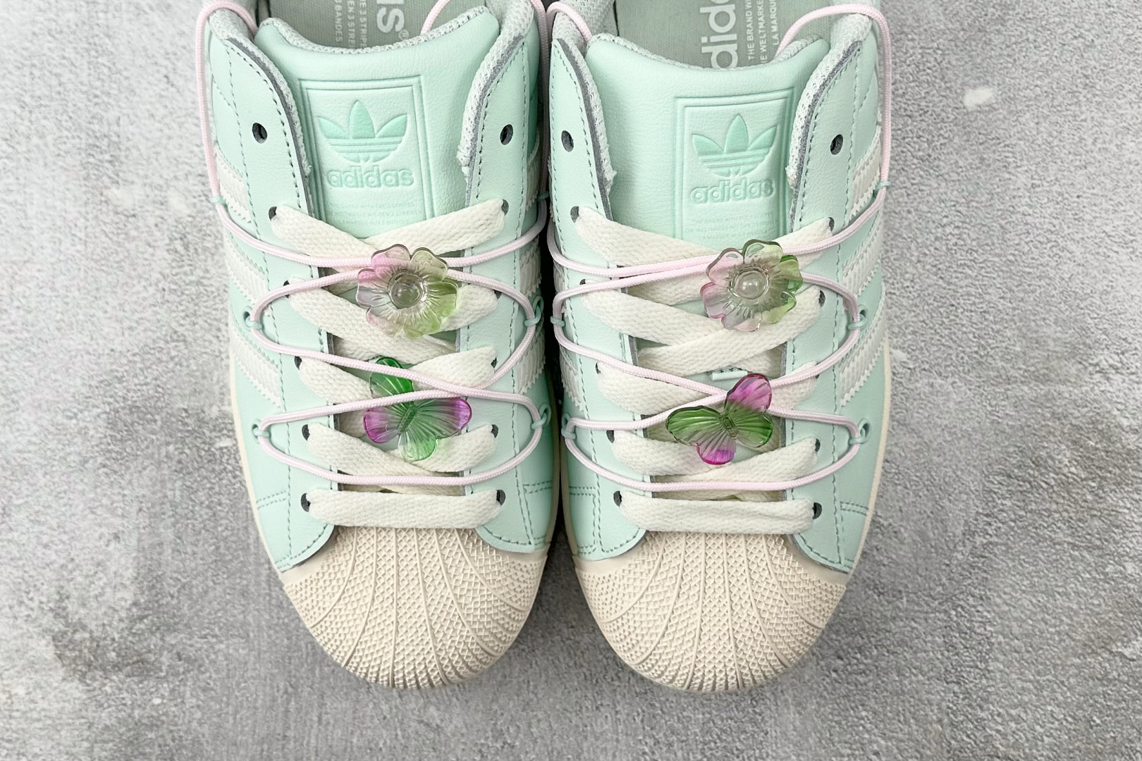 170 平台爆款 adidas originals Superstar 2 绿色 JR1333