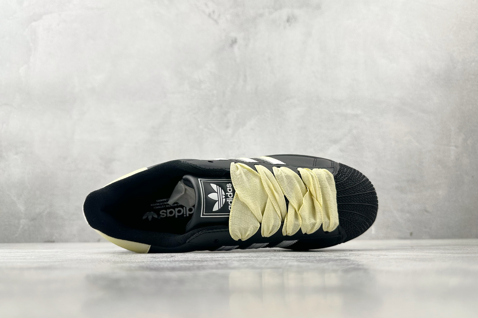 170 平台爆款 定制球鞋 adidas originals Superstar 2 奶油黄 JH9977