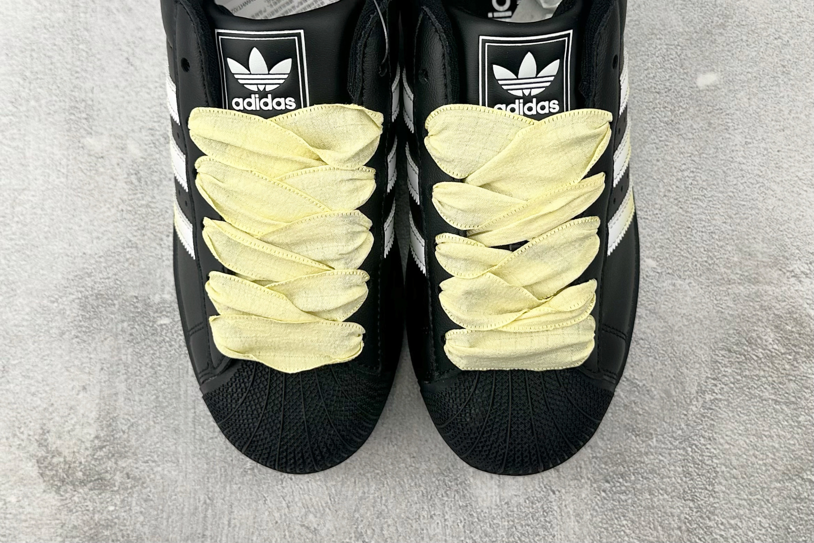 170 平台爆款 定制球鞋 adidas originals Superstar 2 奶油黄 JH9977