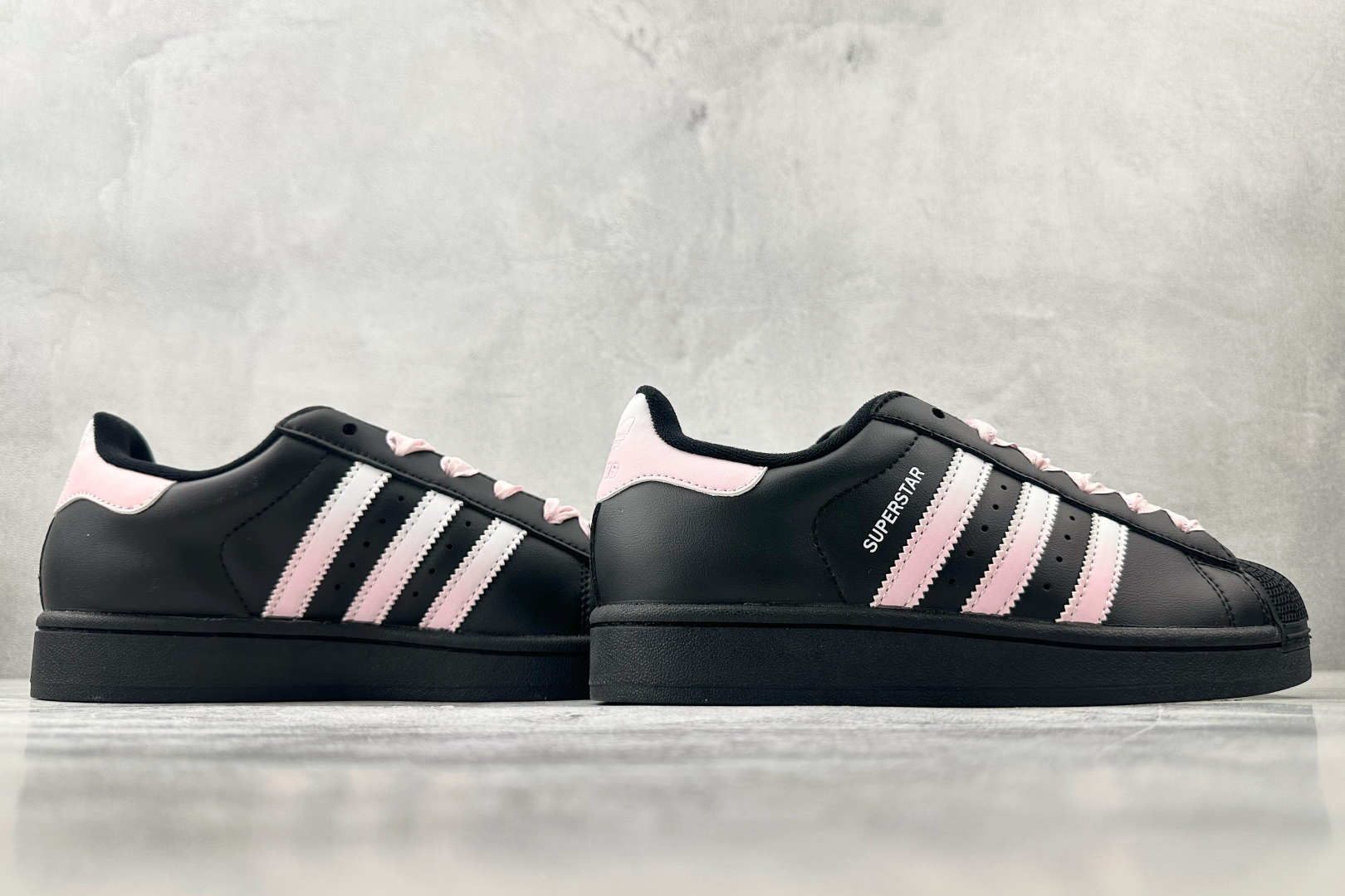 170 平台爆款 定制球鞋 adidas originals Superstar 2 初恋粉桃 黑粉 JH9977