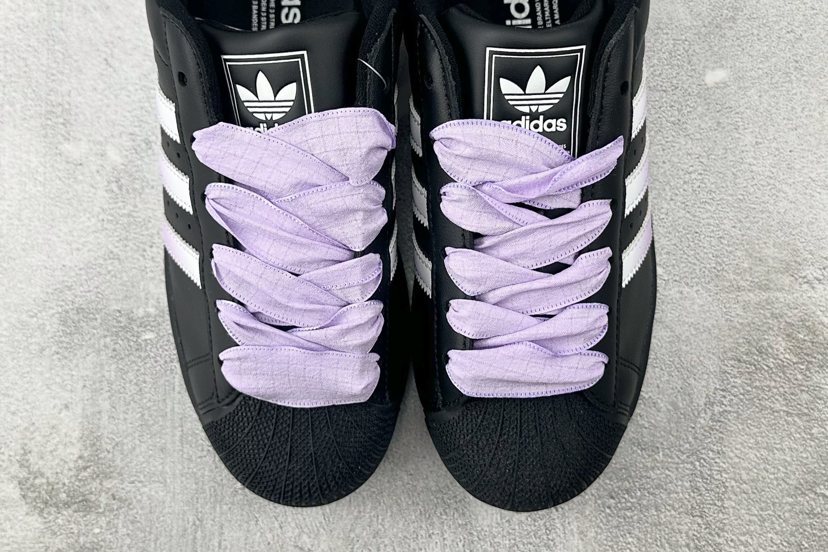 170 平台爆款 定制球鞋 adidas originals Superstar 2 芋泥奶泡 浅紫色 JH9977