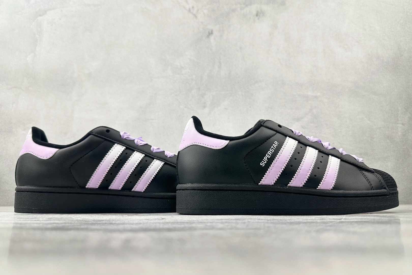 170 平台爆款 定制球鞋 adidas originals Superstar 2 芋泥奶泡 浅紫色 JH9977