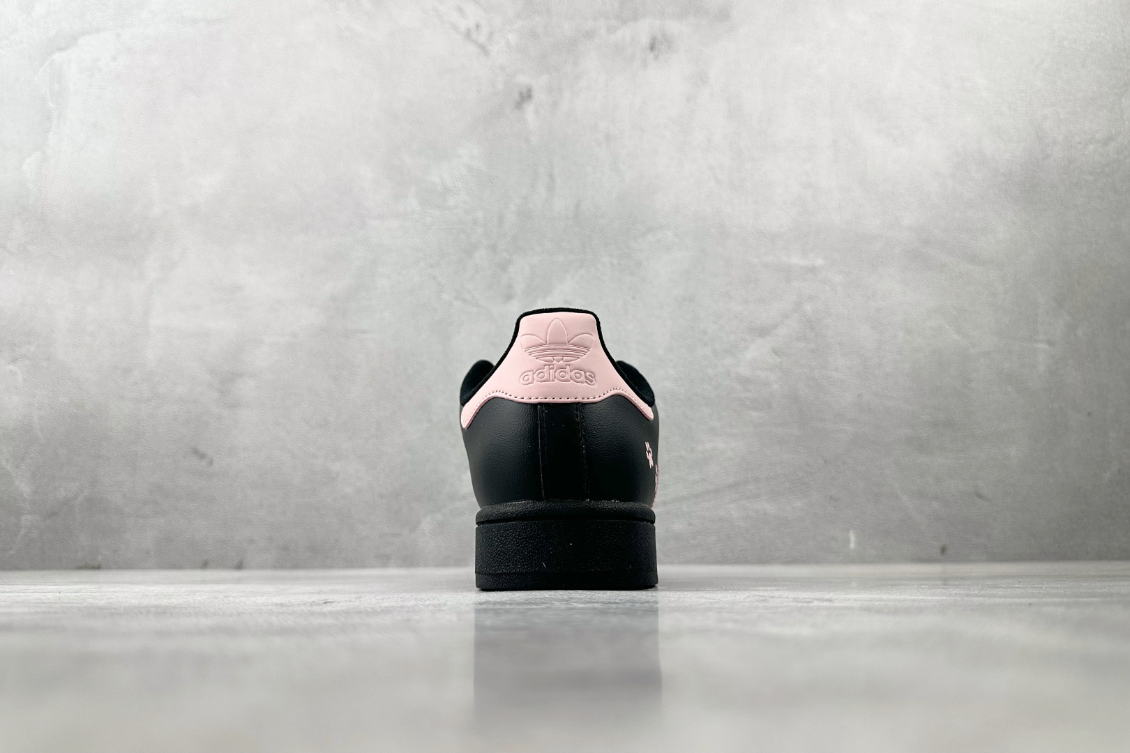 170 平台爆款 定制球鞋 adidas originals Superstar 2 可爱猫爪 黑粉 JI0079