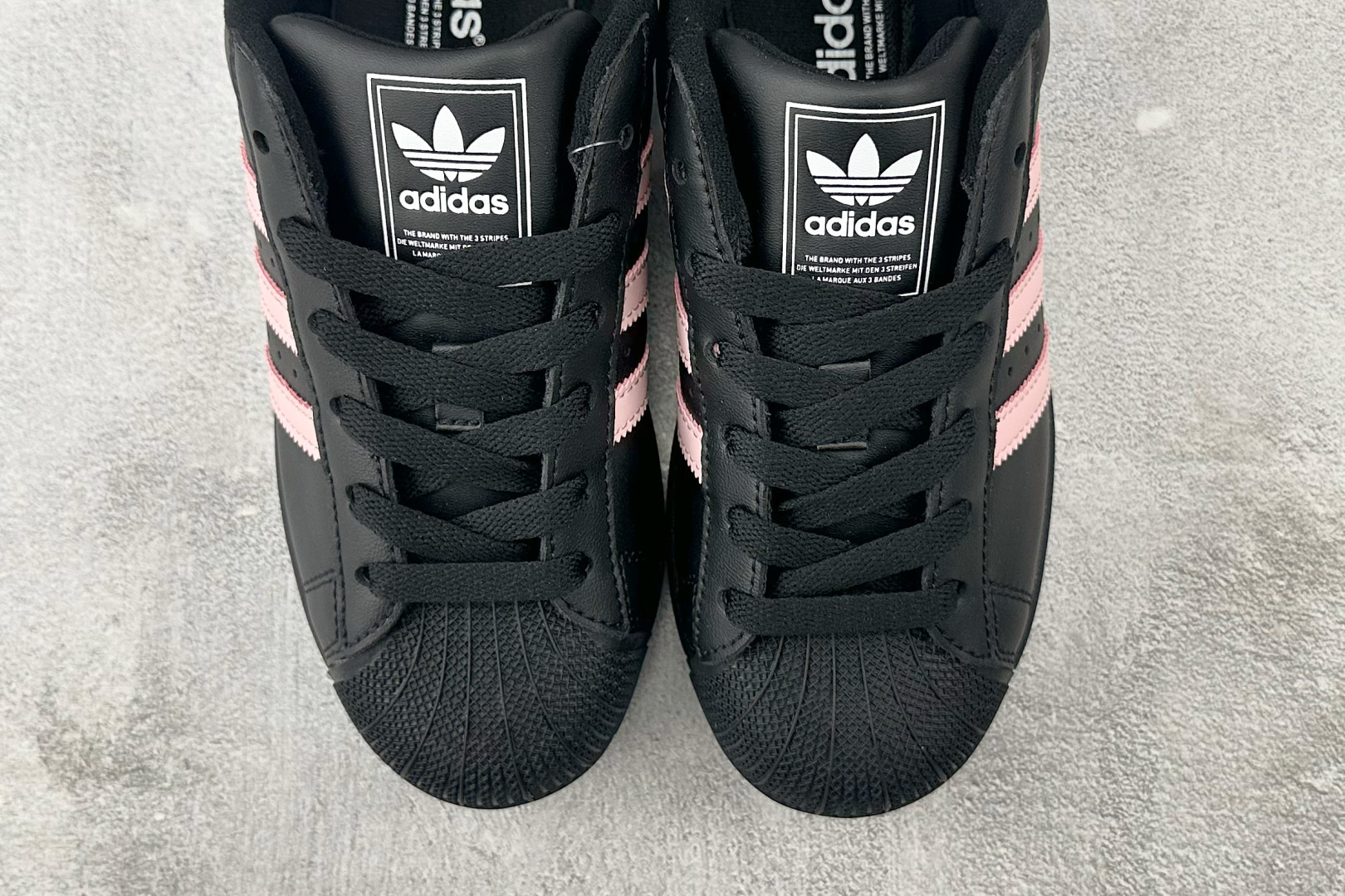 170 平台爆款 定制球鞋 adidas originals Superstar 2 可爱猫爪 黑粉 JI0079