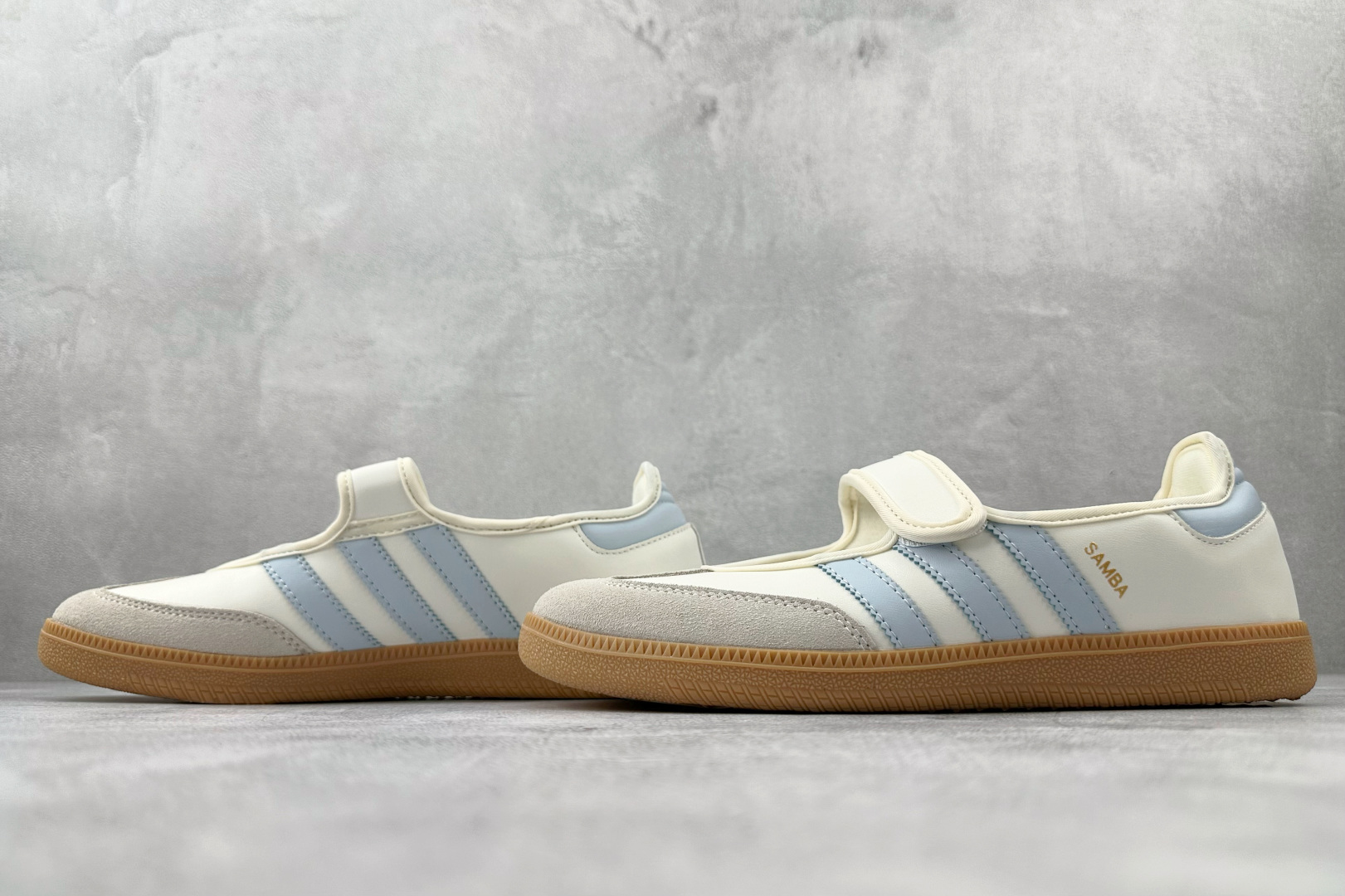 160 adidas originals Samba Jane 白蓝 JR7339