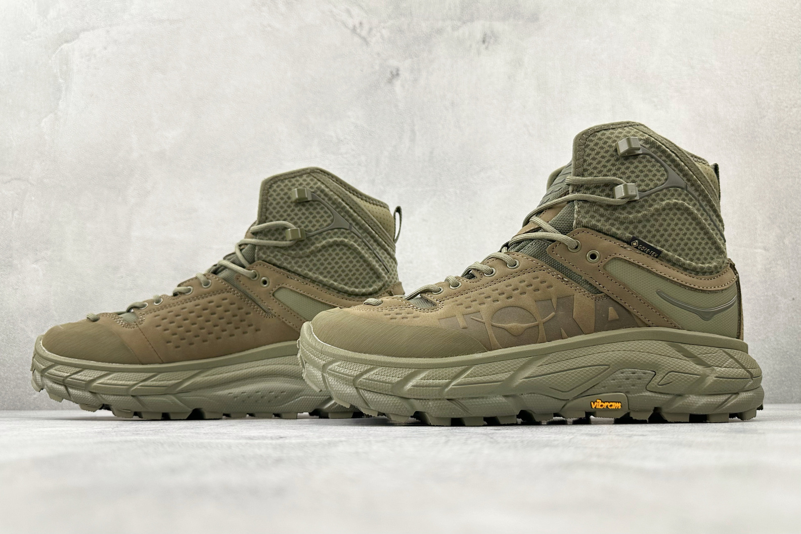 440 平台专供 HOKA ONE ONE Tor Ultra HI 棕绿 1129958-BOIG