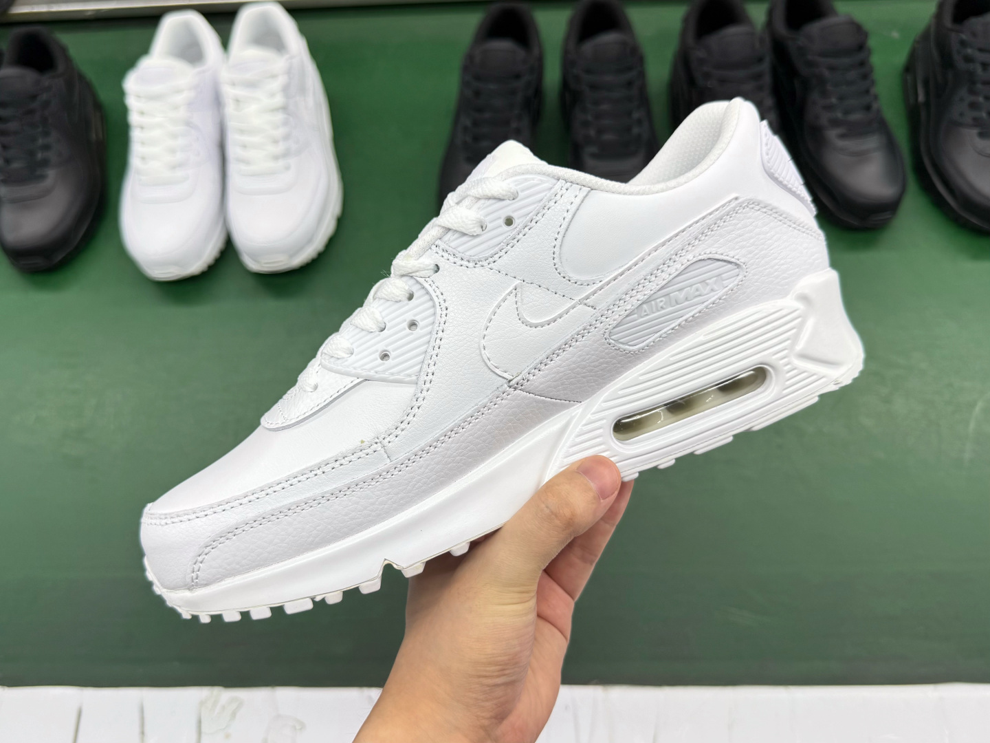 Nike Air Max 90 White Leather Sneakers CZ5594-100, Available in Multiple Sizes 3 cmp i1758293554726 1681 0 2