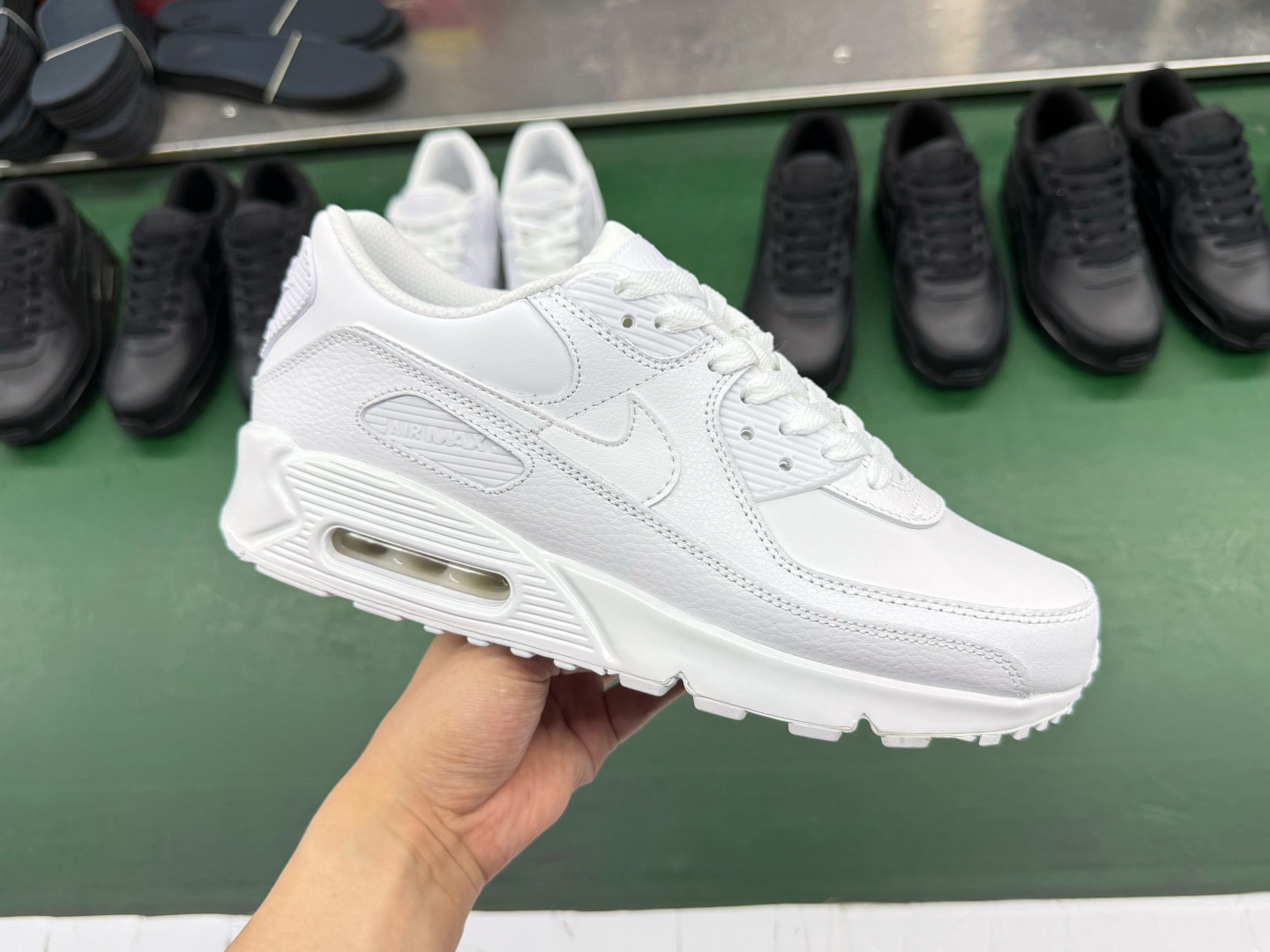 Nike Air Max 90 White Leather Sneakers CZ5594-100, Available in Multiple Sizes 1 cmp i1758293555436 8021 0 0