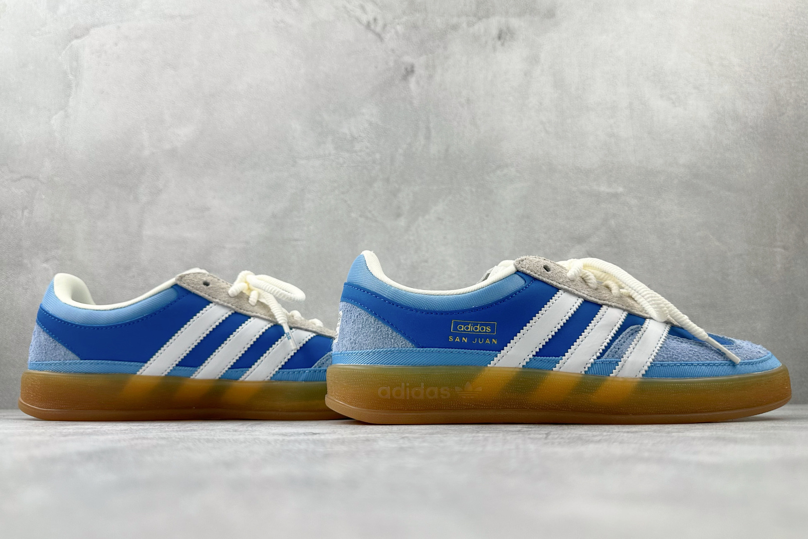 Bad Bunny x adidas originals GAZELLE INDOOR 蓝白灰 IF9734