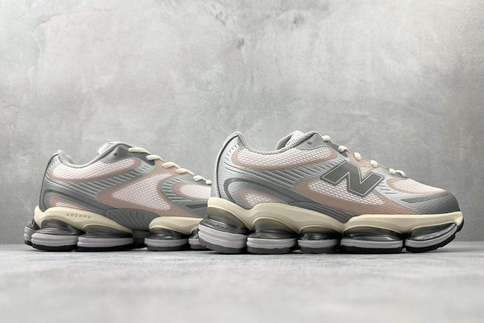 C 版 大厂出品 New Balance ABZORB 2000 灰粉色货号：U20005F9尺码：36