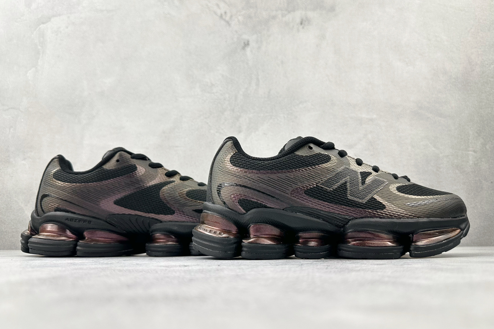 C 版 大厂出品 New Balance ABZORB 2000 黑绿色货号：U2000。PB尺码：36