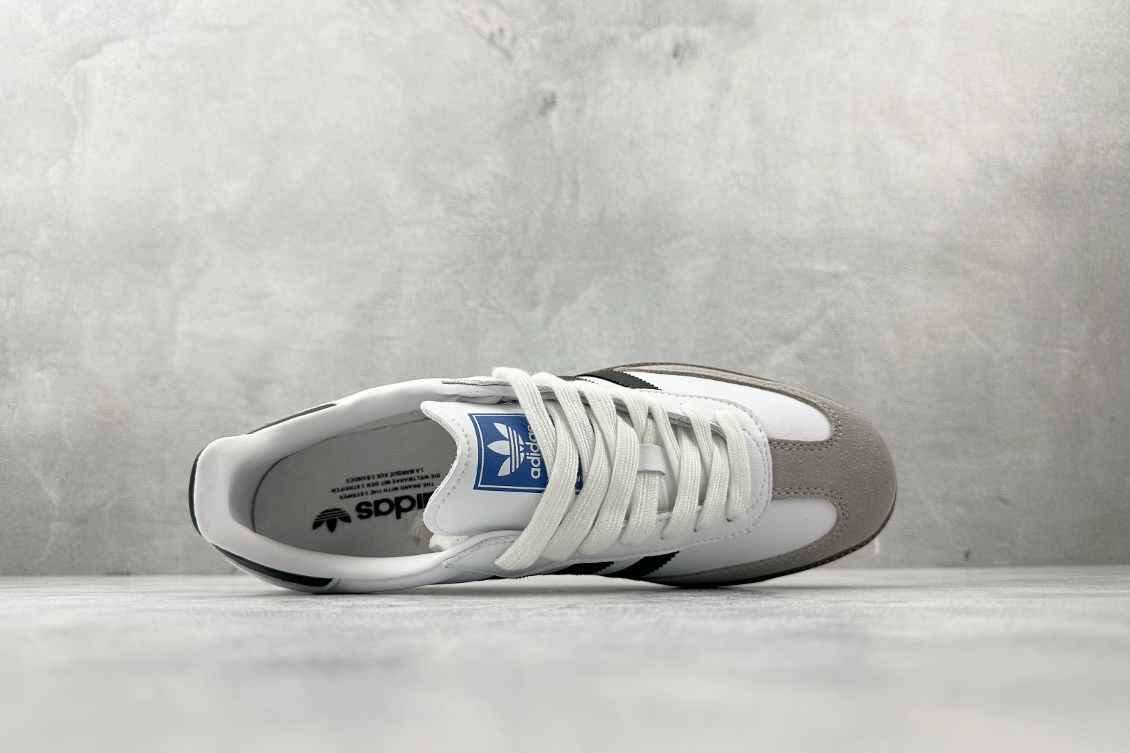 XC adidas originals SAMBA OG 黑白灰货号：B75806尺码：35 36 36