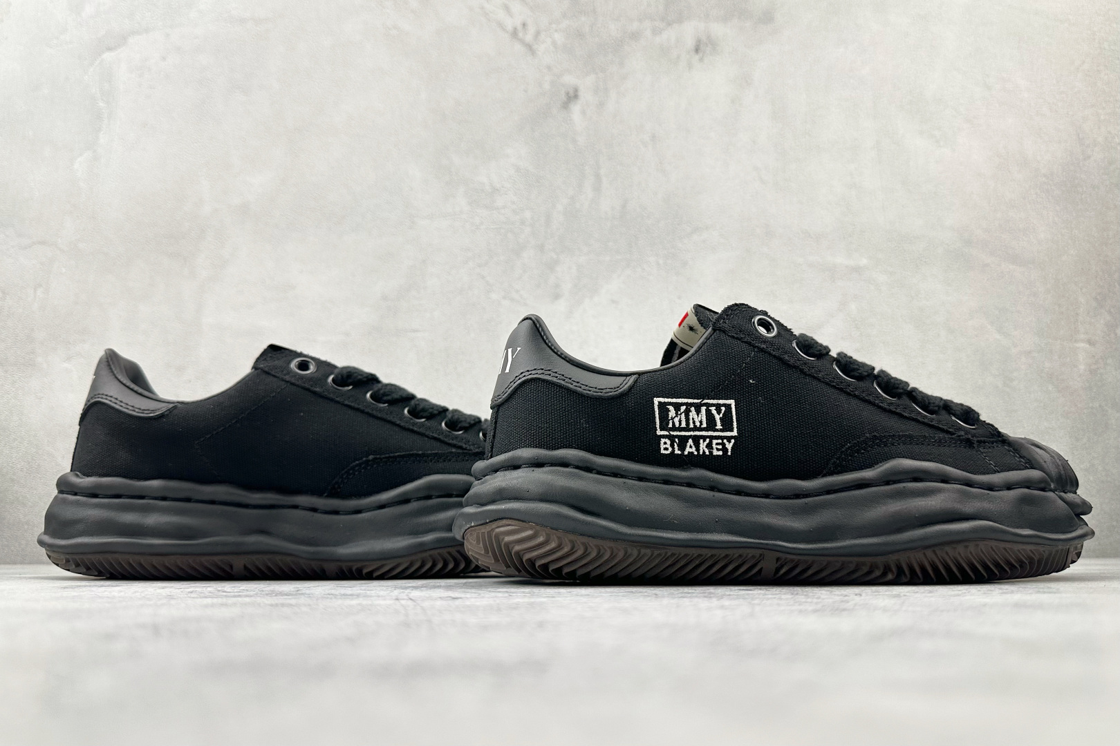 220 MIHARA YASUHIRO三原康裕 Blakey 帆布黑 A08FW735-BLK/BLK