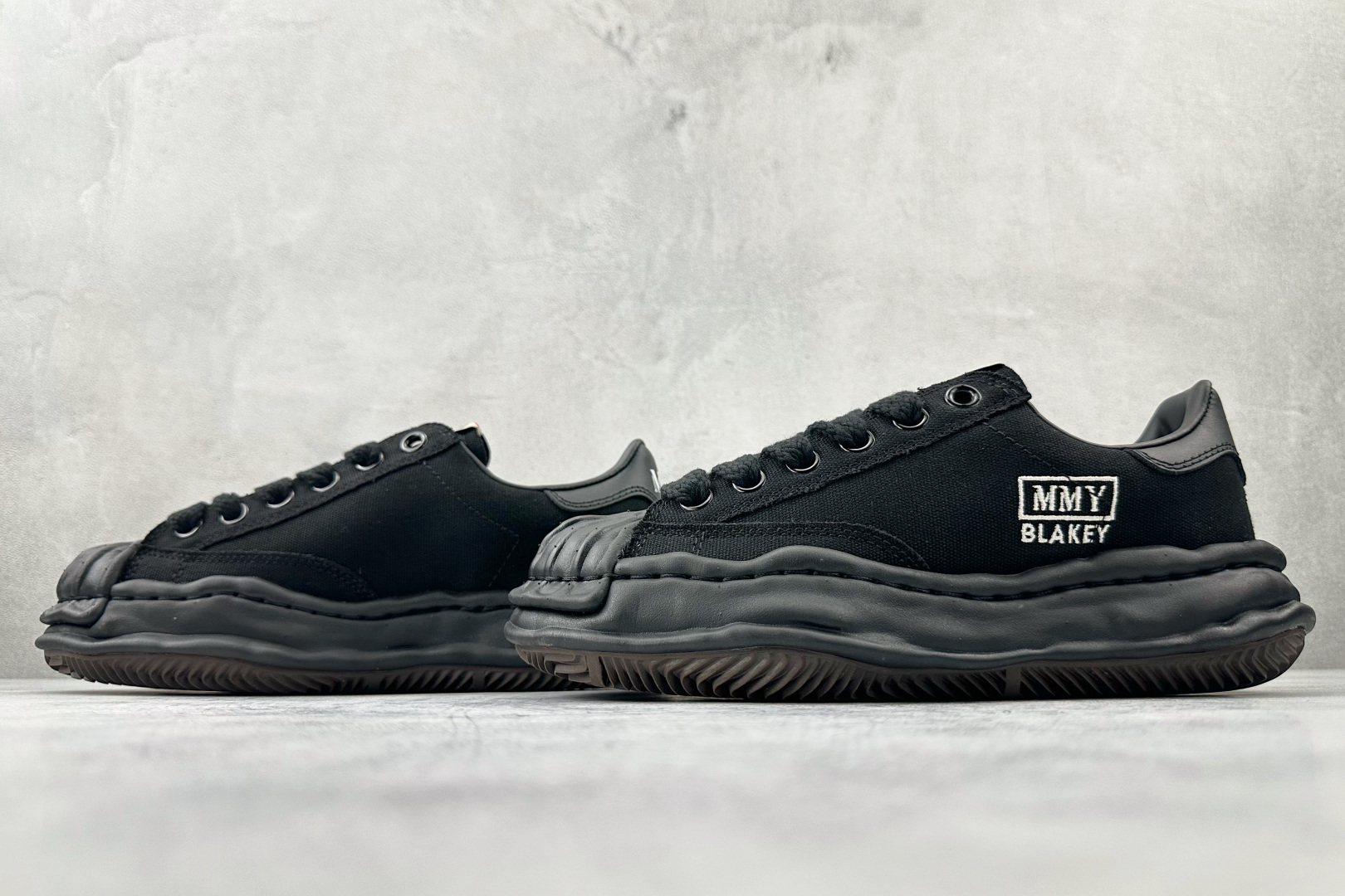 220 MIHARA YASUHIRO三原康裕 Blakey 帆布黑 A08FW735-BLK/BLK