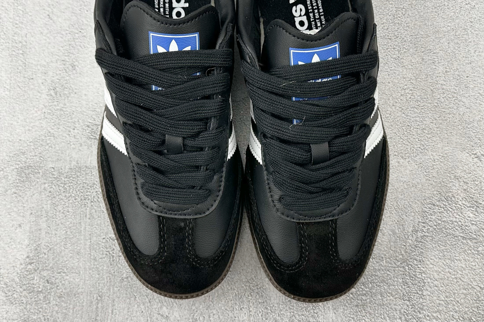 170 adidas originals SAMBA 黑白 B75807