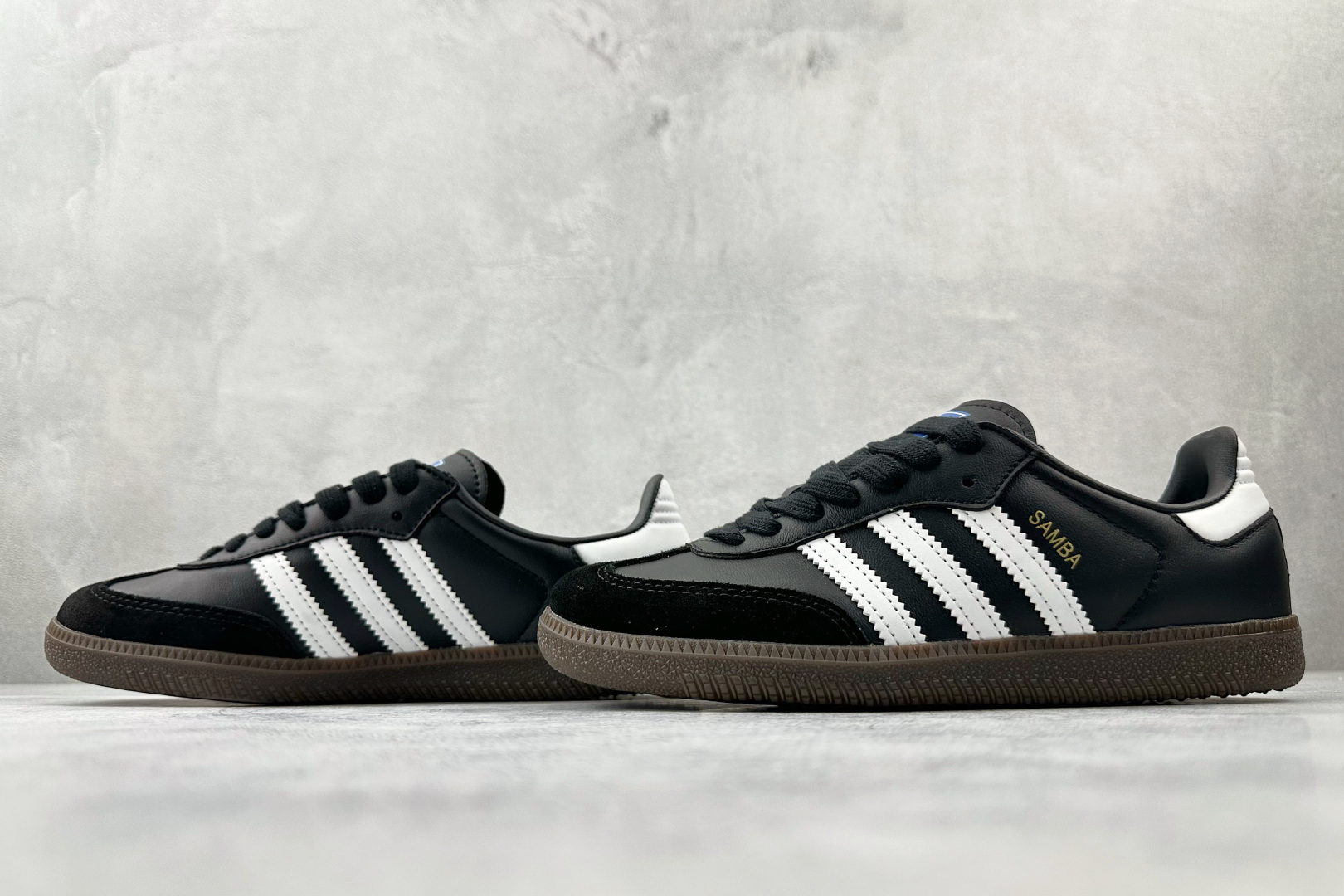 170 adidas originals SAMBA 黑白 B75807