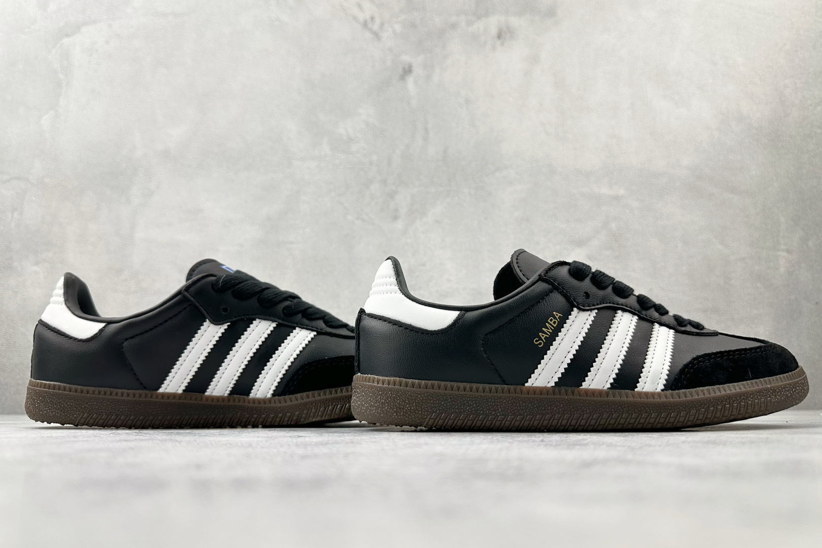 170 adidas originals SAMBA 黑白 B75807