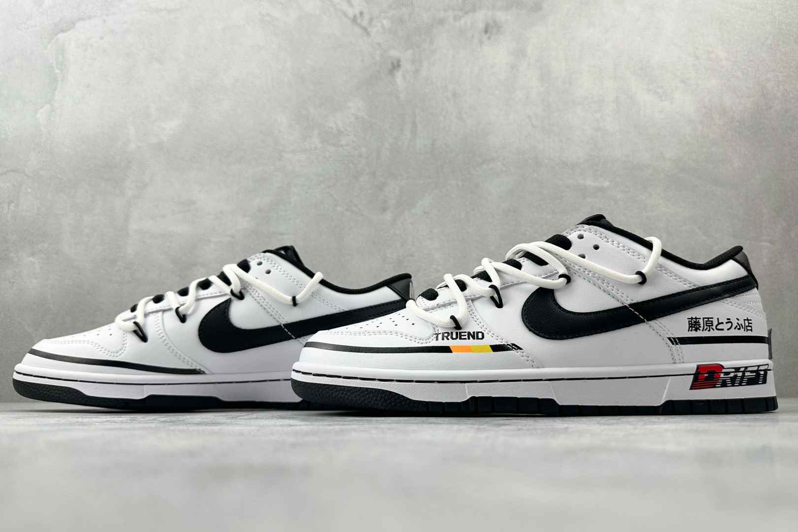 220 定制球鞋 Nike Dunk Retro ”Black” 秋名山车神 藤原拓海 黑白 DD1391-100