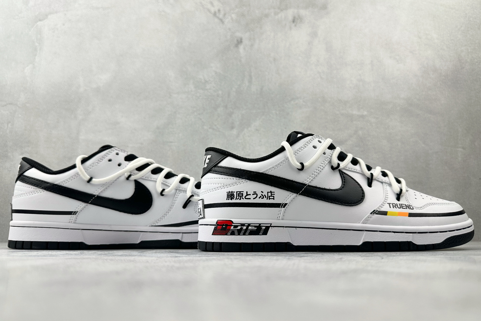 220 定制球鞋 Nike Dunk Retro ”Black” 秋名山车神 藤原拓海 黑白 DD1391-100