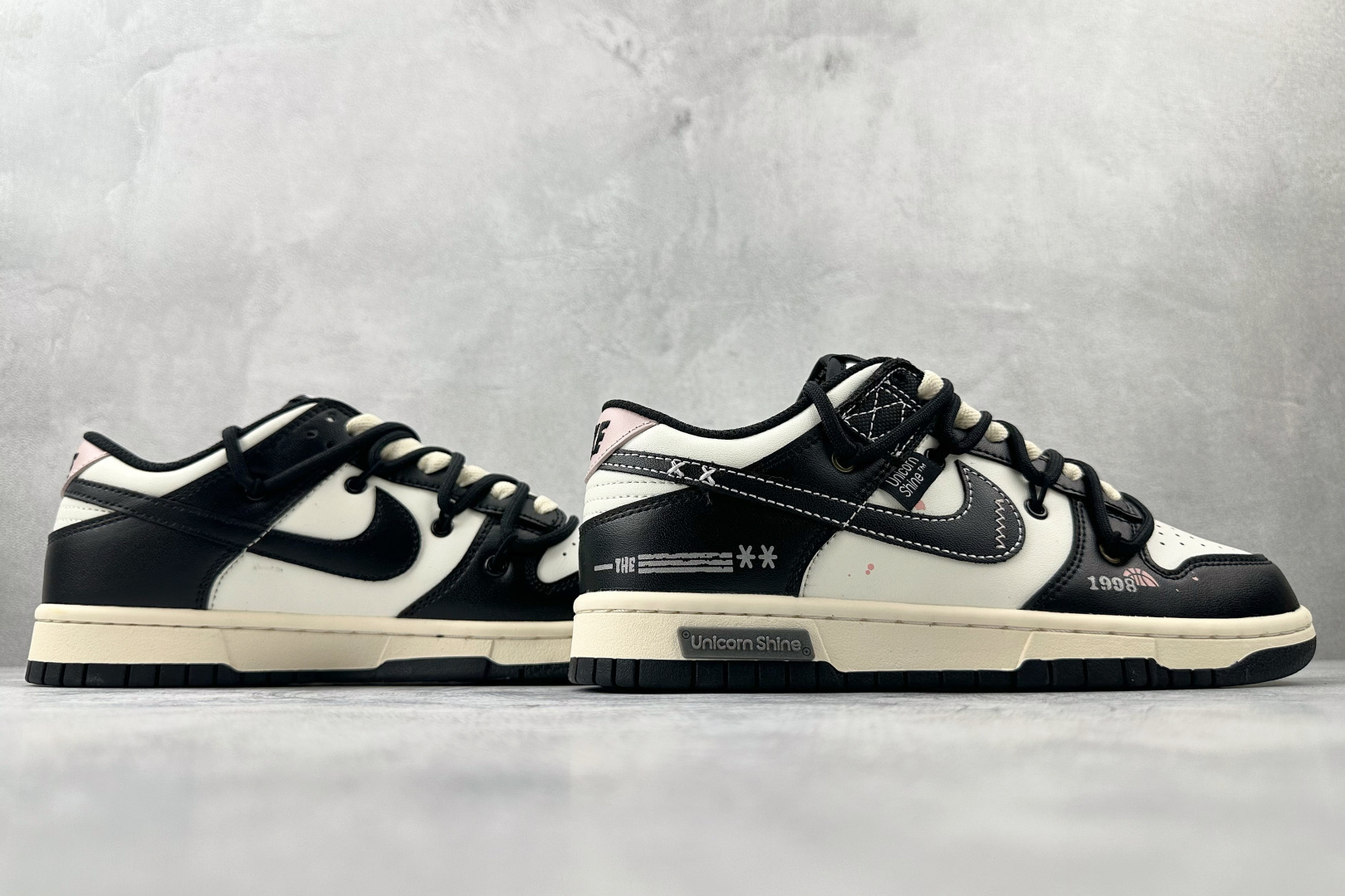 220 定制球鞋 Nike Dunk Low 绯色地带 黑粉 DD1503-101