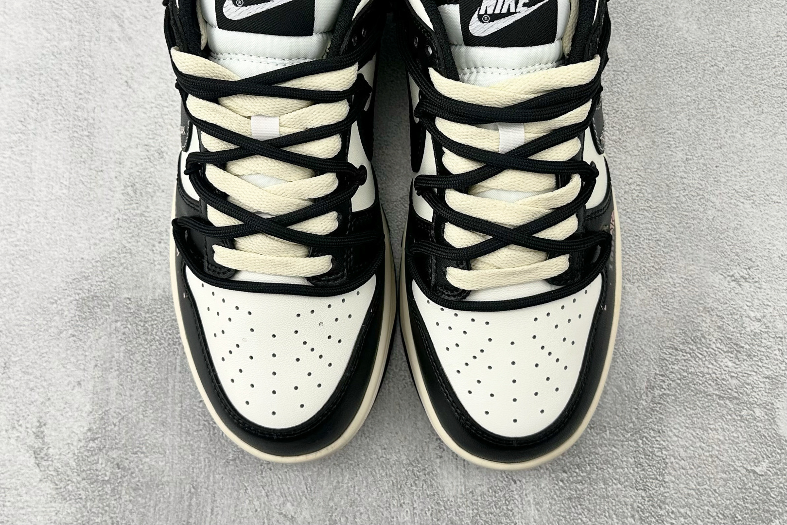 220 定制球鞋 Nike Dunk Low 绯色地带 黑粉 DD1503-101