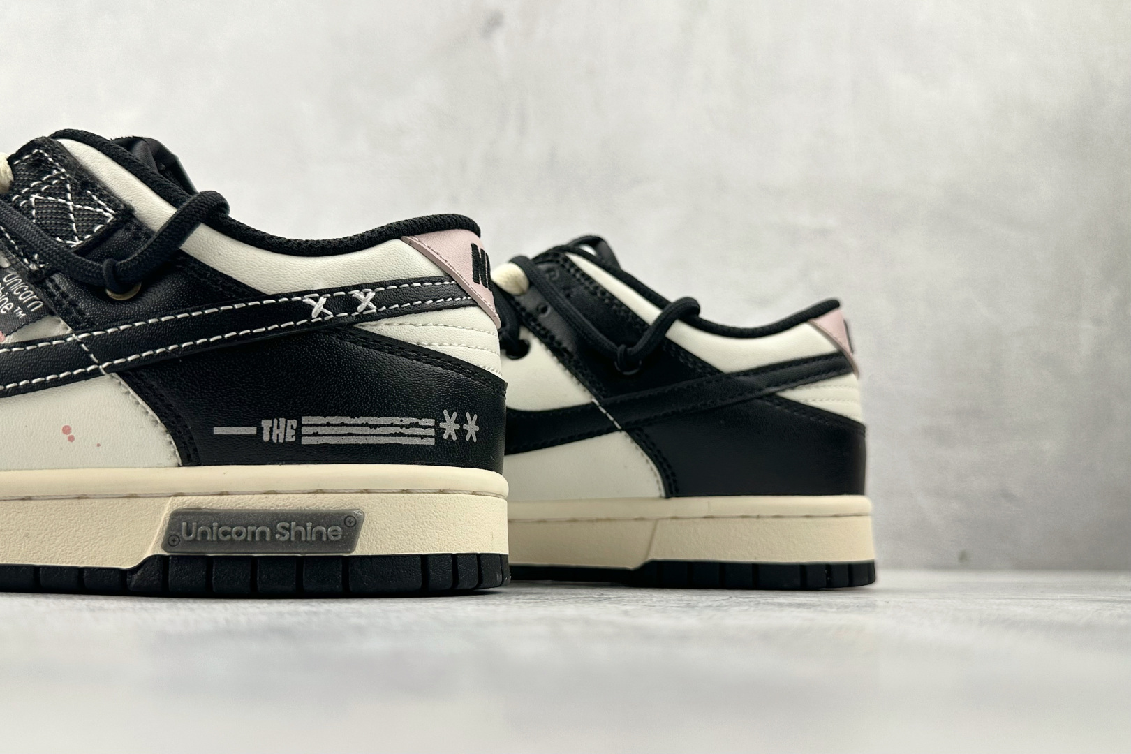 220 定制球鞋 Nike Dunk Low 绯色地带 黑粉 DD1503-101