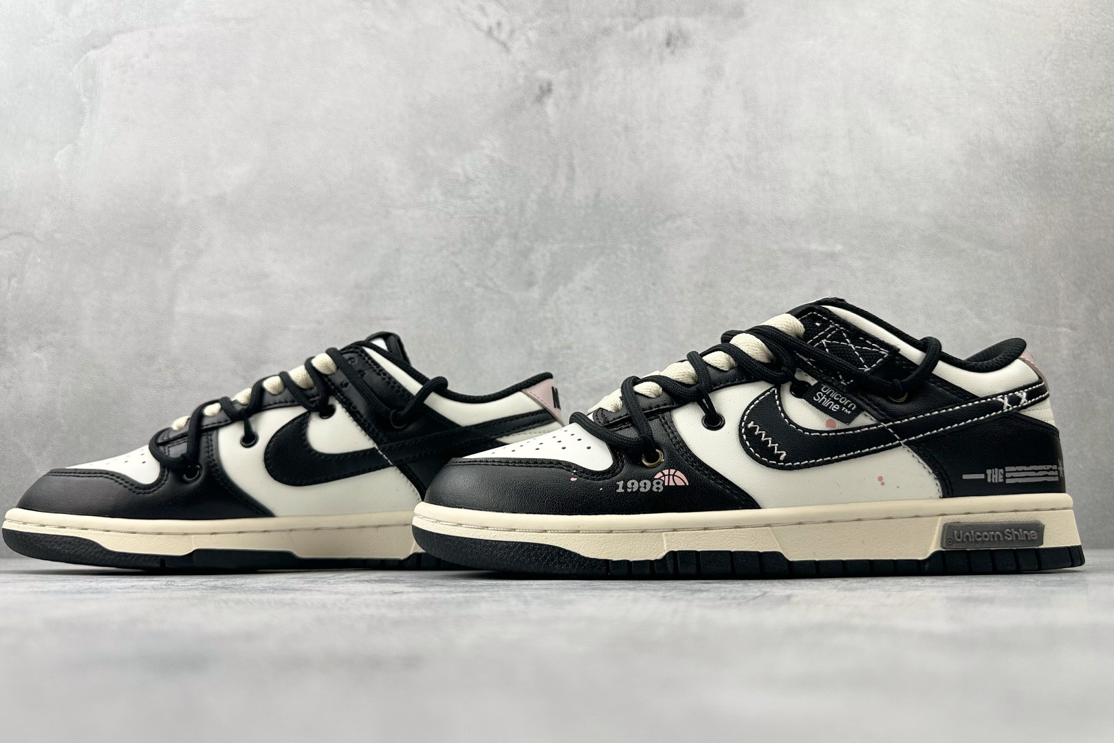 220 定制球鞋 Nike Dunk Low 绯色地带 黑粉 DD1503-101