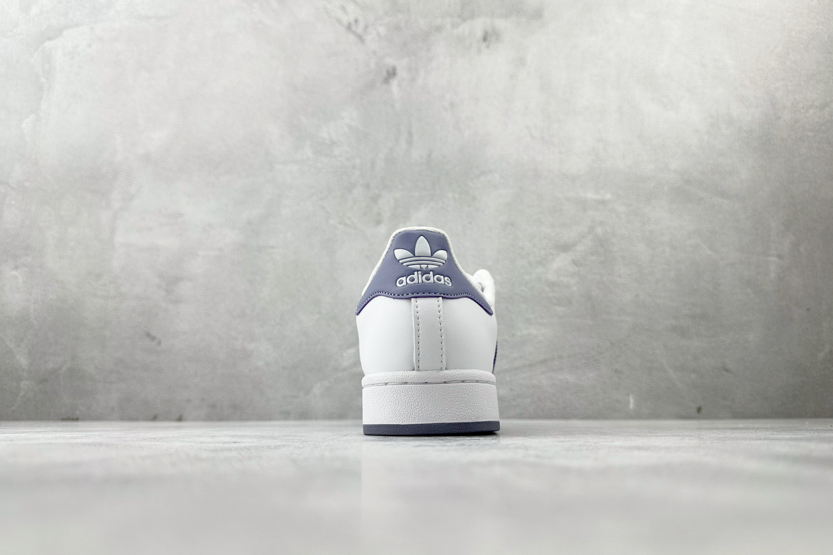 平台专供 adidas originals Superstar 2 白紫色货号：JS1373尺码：35.