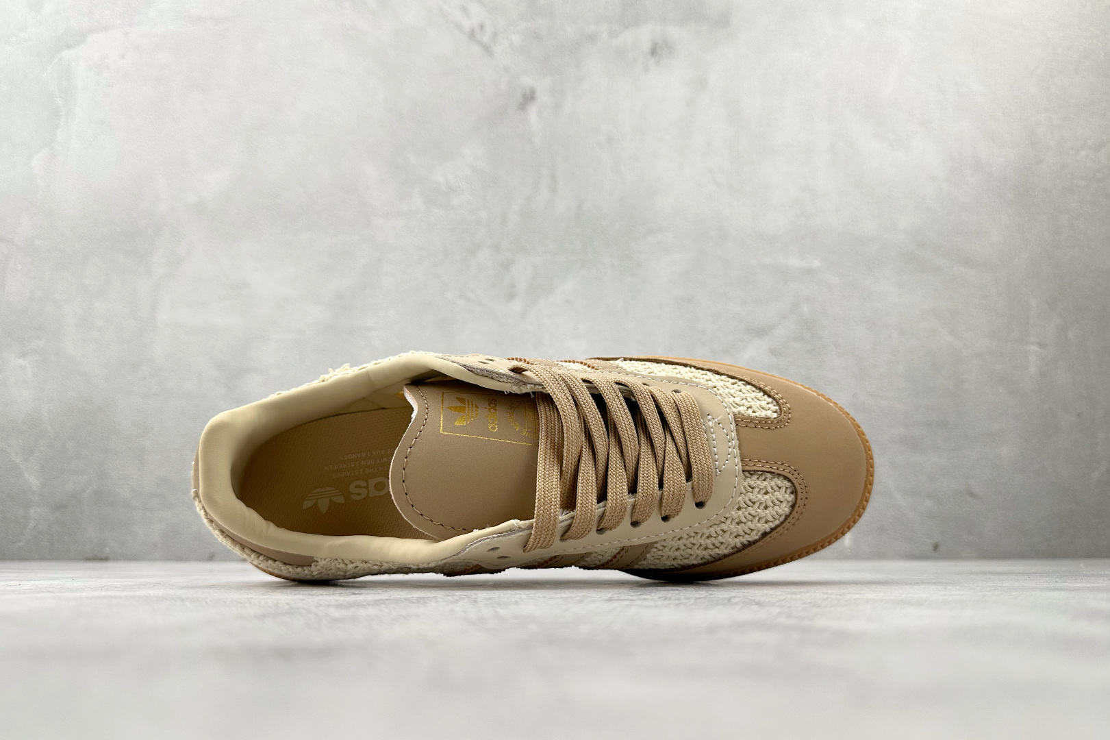 160 出口订单 adidas originals Samba Crochet Pack 棕褐色 JR9446