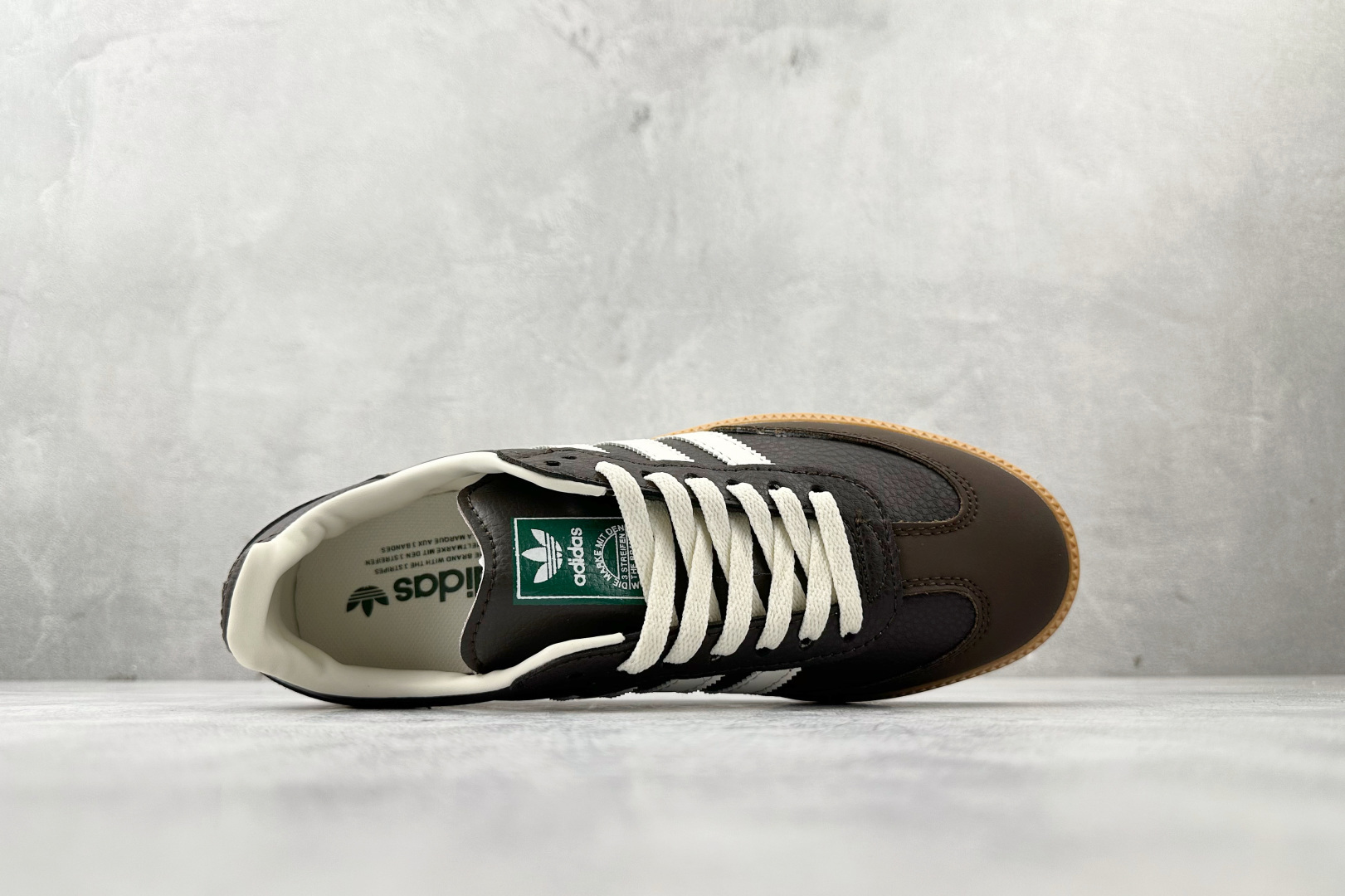 160 出口订单 adidas originals SAMBA 深棕色 JR0891