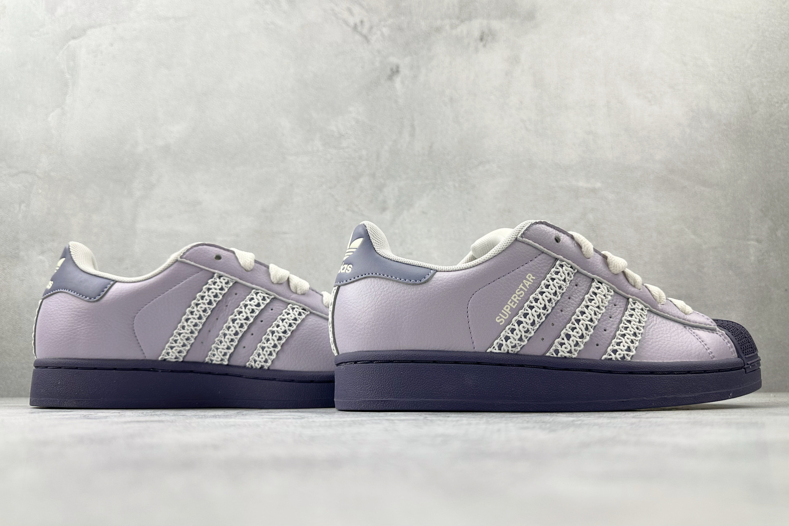170 平台爆款adidas originals Superstar 2 紫色 KJ4210