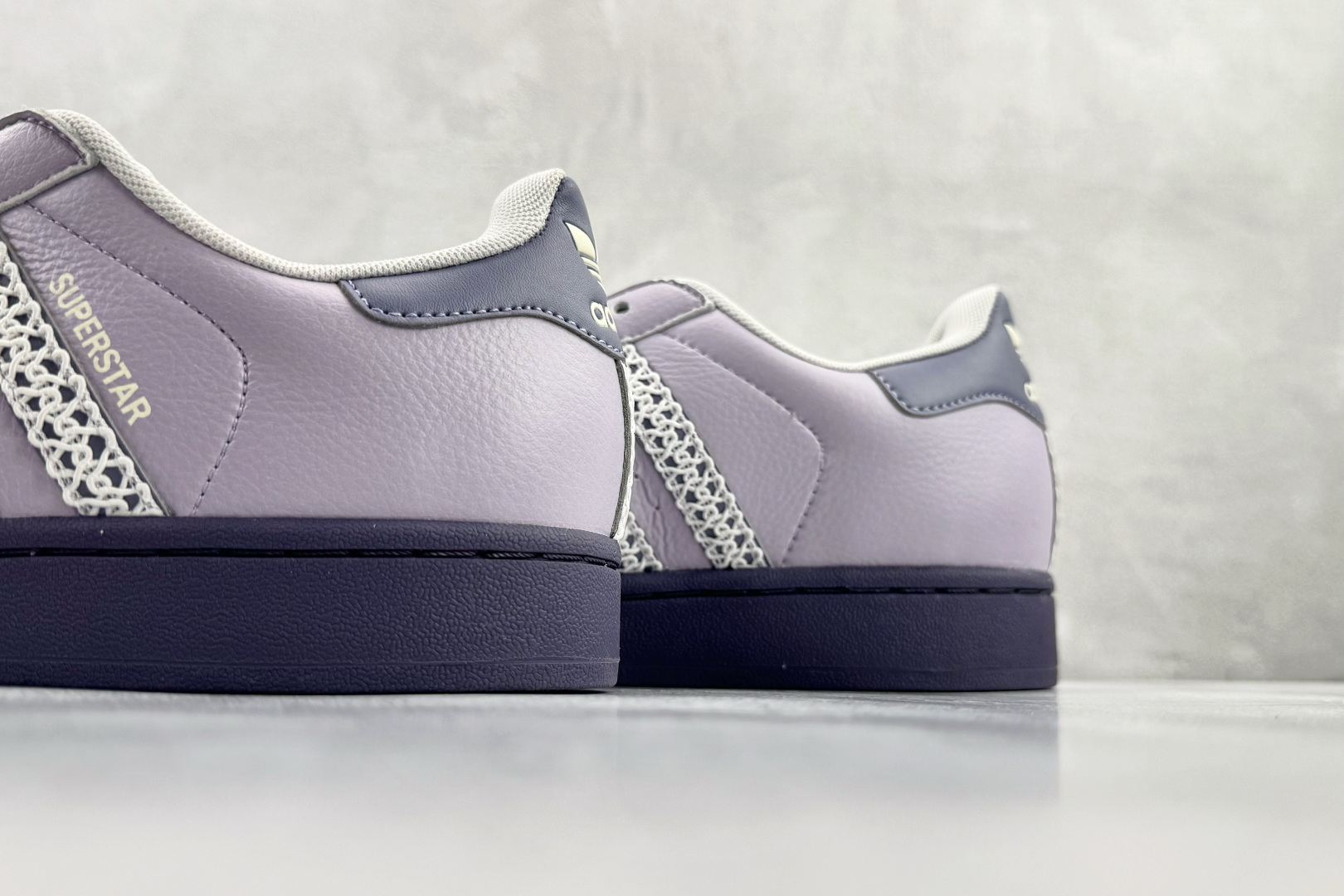 XP 本地平台专供 adidas originals Superstar 2 紫色货号：KJ4210尺码