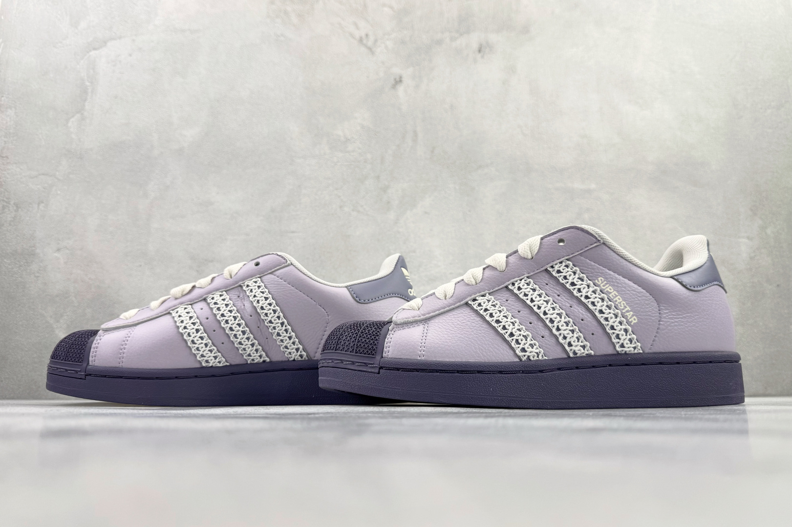 XP 本地平台专供 adidas originals Superstar 2 紫色货号：KJ4210尺码