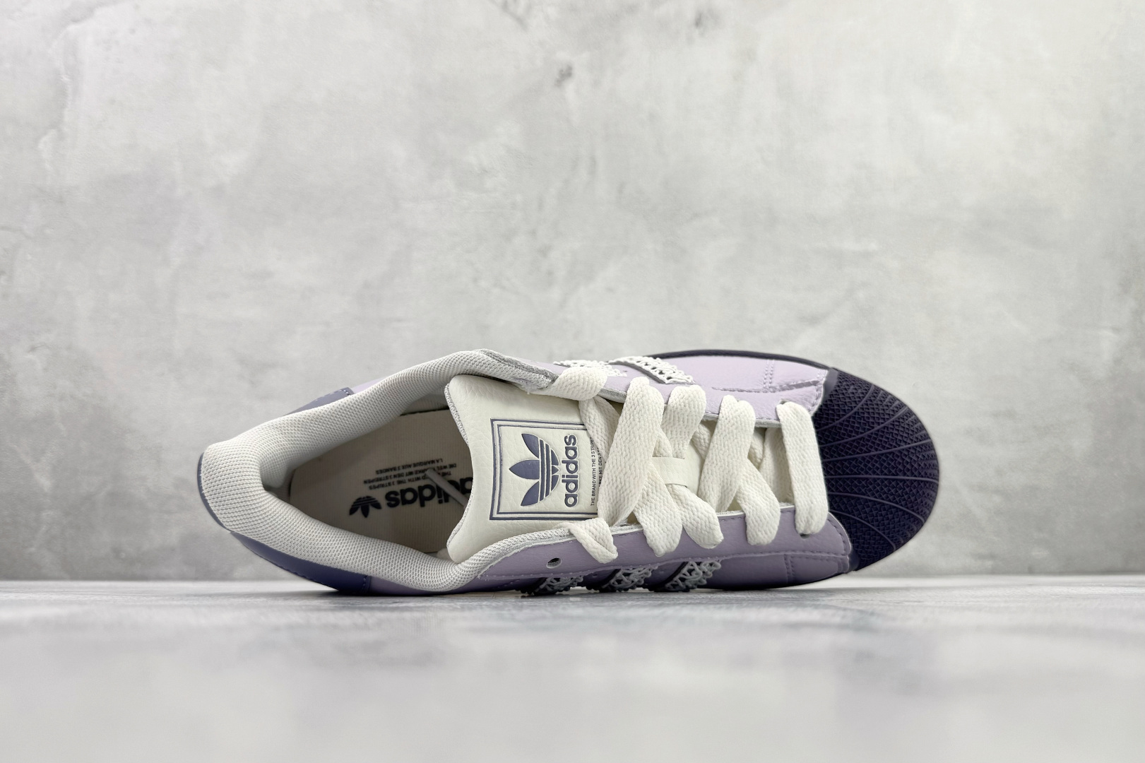 XP 本地平台专供 adidas originals Superstar 2 紫色货号：KJ4210尺码