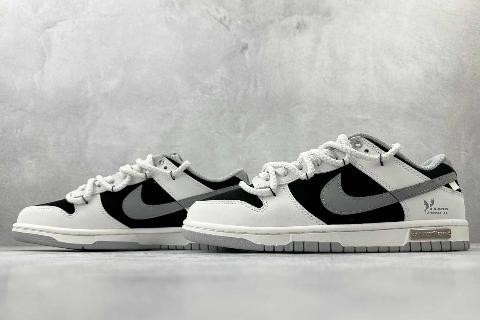 300 定制球鞋 Nike Dunk 墨之影 灰白黑 WB0518-091